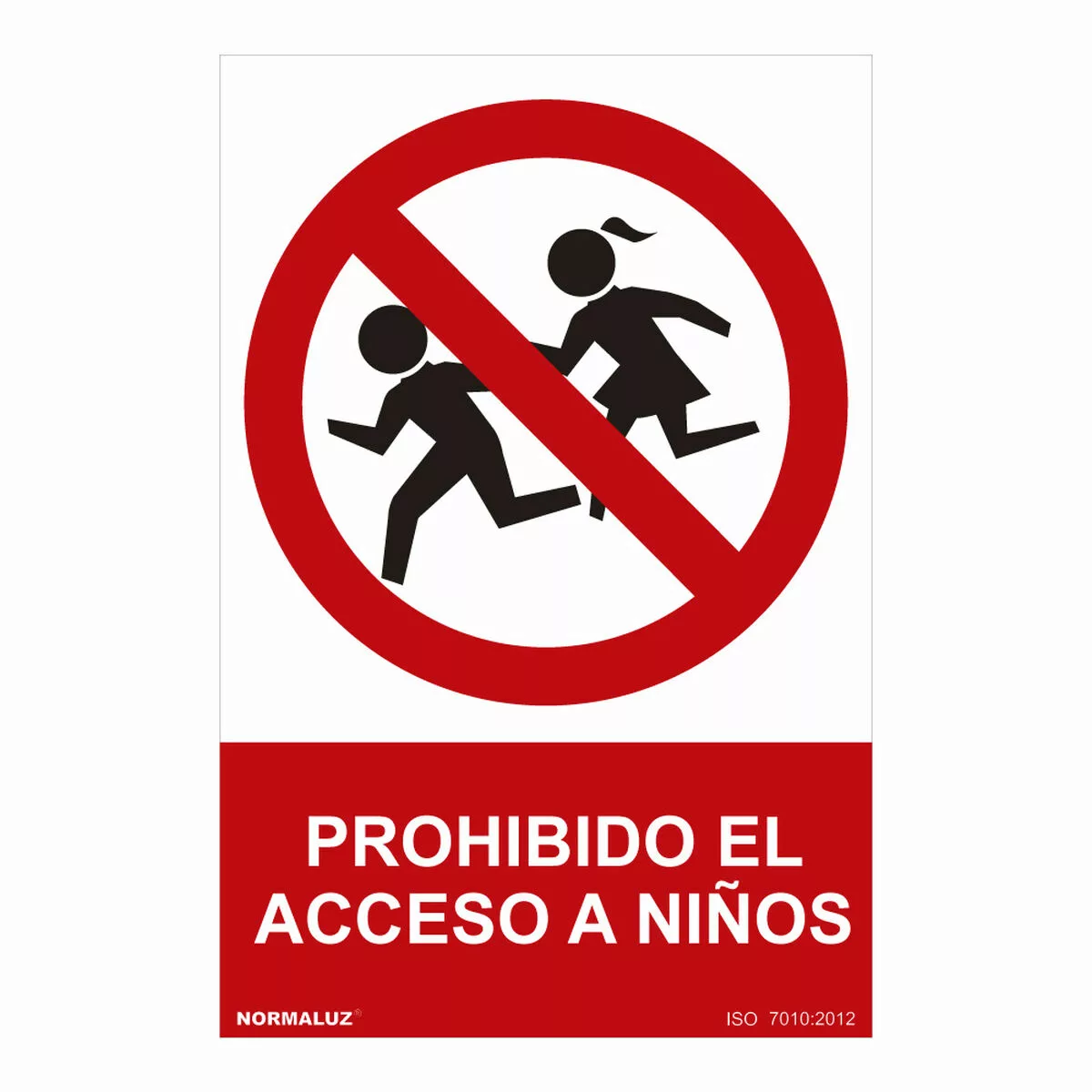 Schild Normaluz Prohibido El Acceso A Niños Pvc (30 X 40 Cm) günstig online kaufen