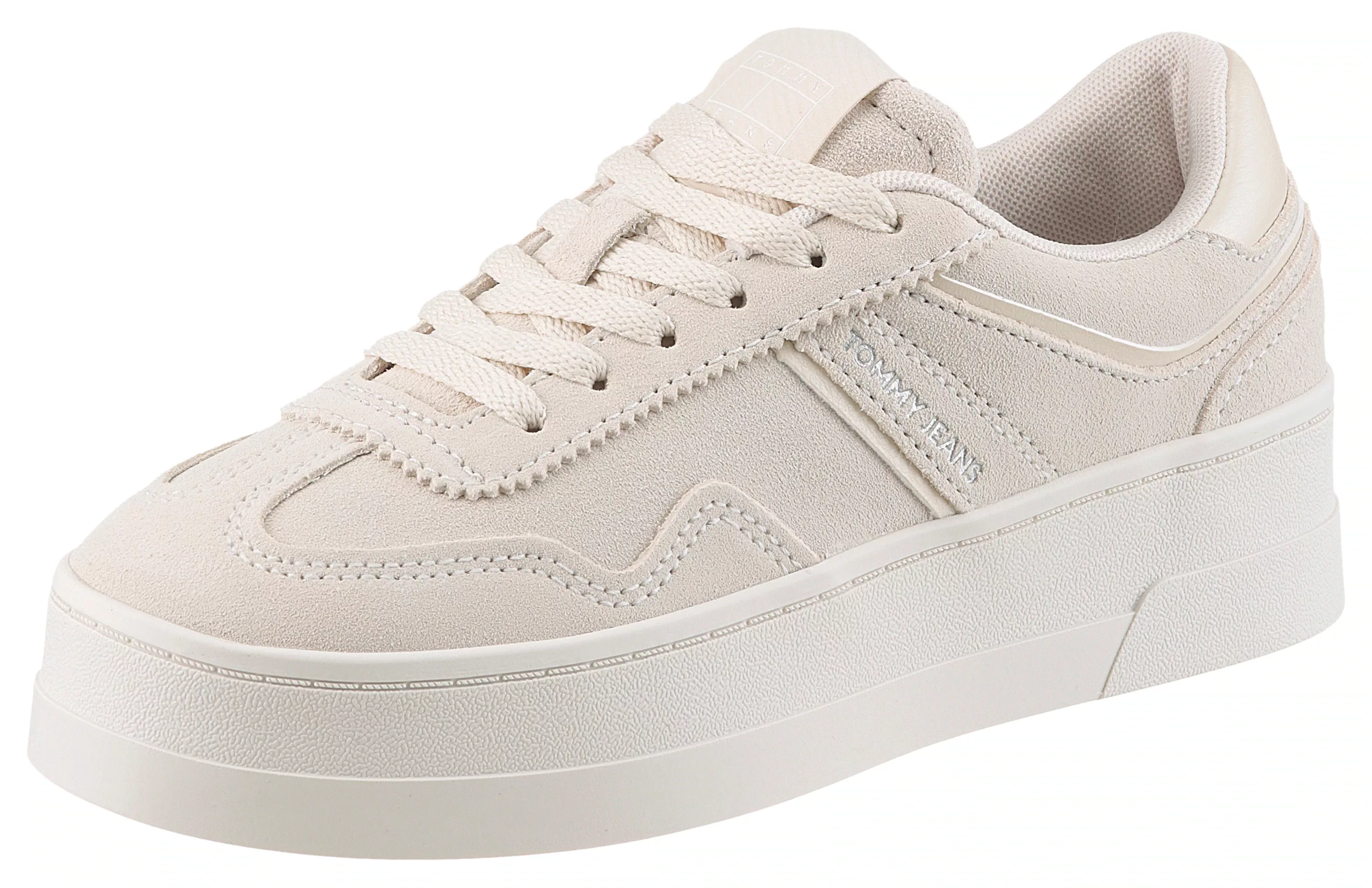 Tommy Jeans Plateausneaker "THE GREENWICH FLATFORM ELEVATED", Schnürschuh, günstig online kaufen