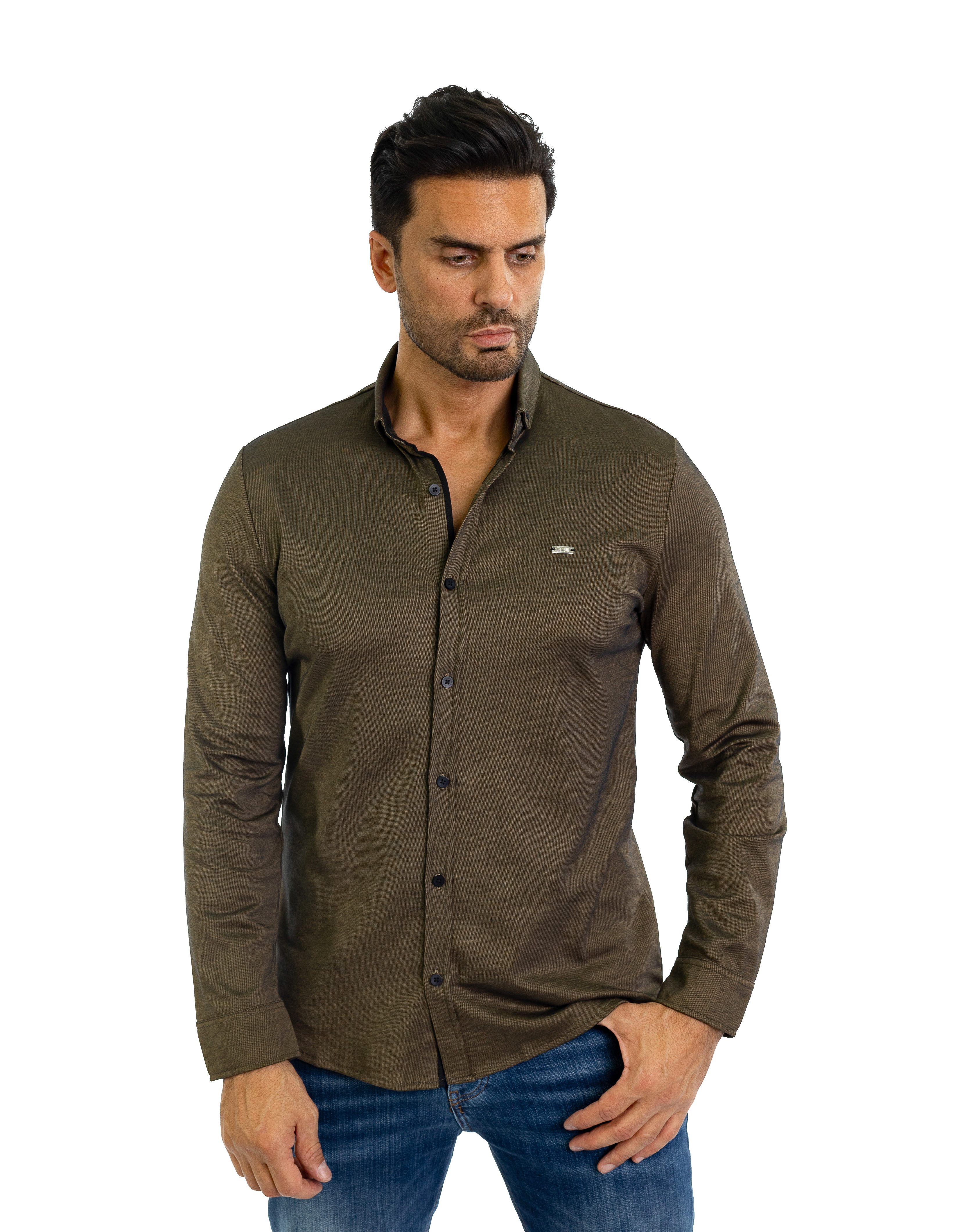 Denim Distriqt Langarmhemd Feines Herren Jersey günstig online kaufen
