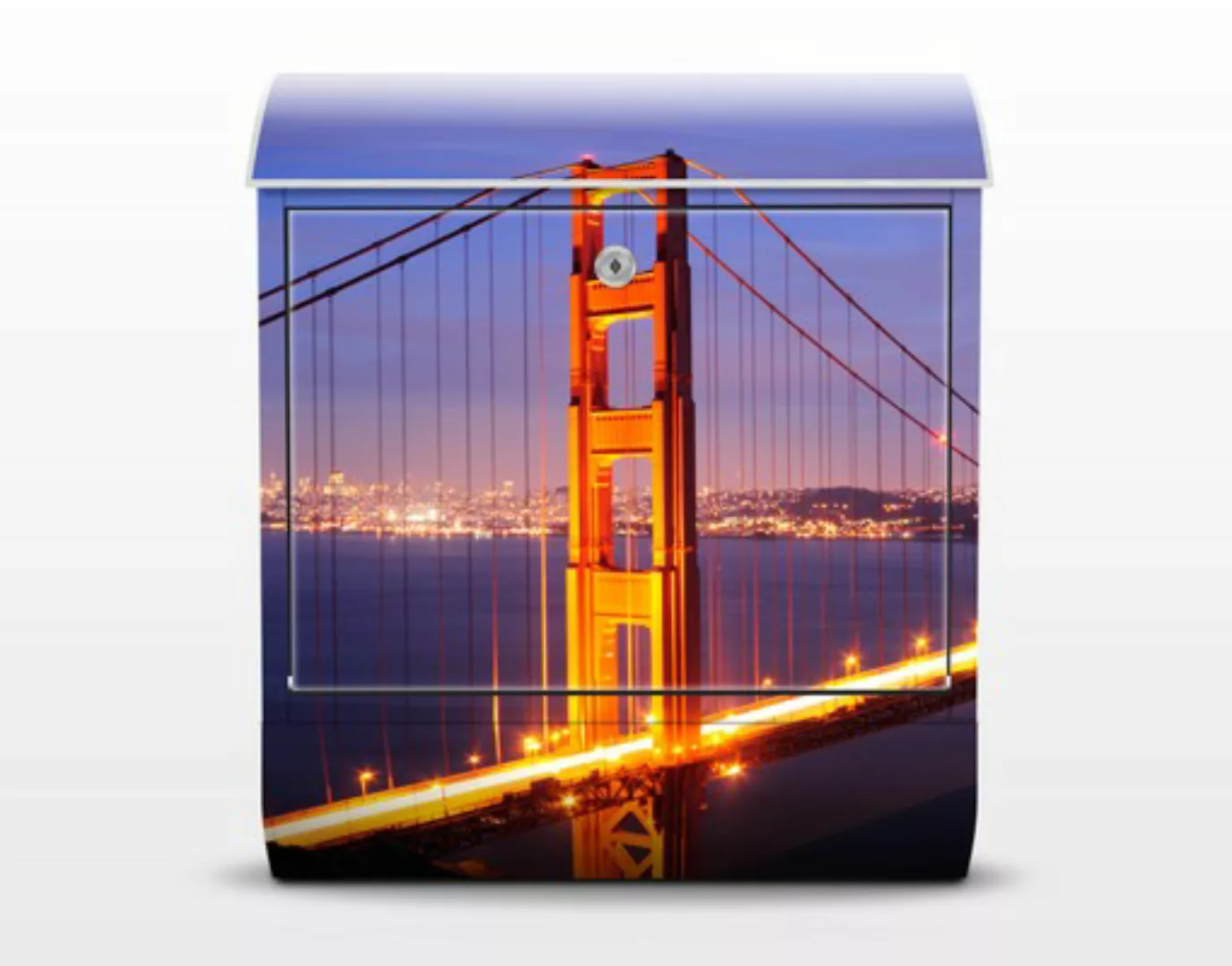 Briefkasten Architektur & Skylines Golden Gate Bridge bei Nacht günstig online kaufen