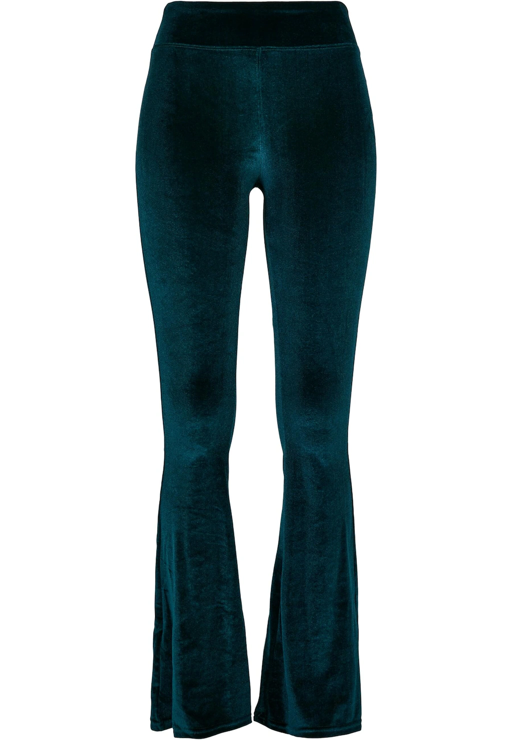 URBAN CLASSICS Leggings "Urban Classics Damen Ladies High Waist Velvet Boot günstig online kaufen