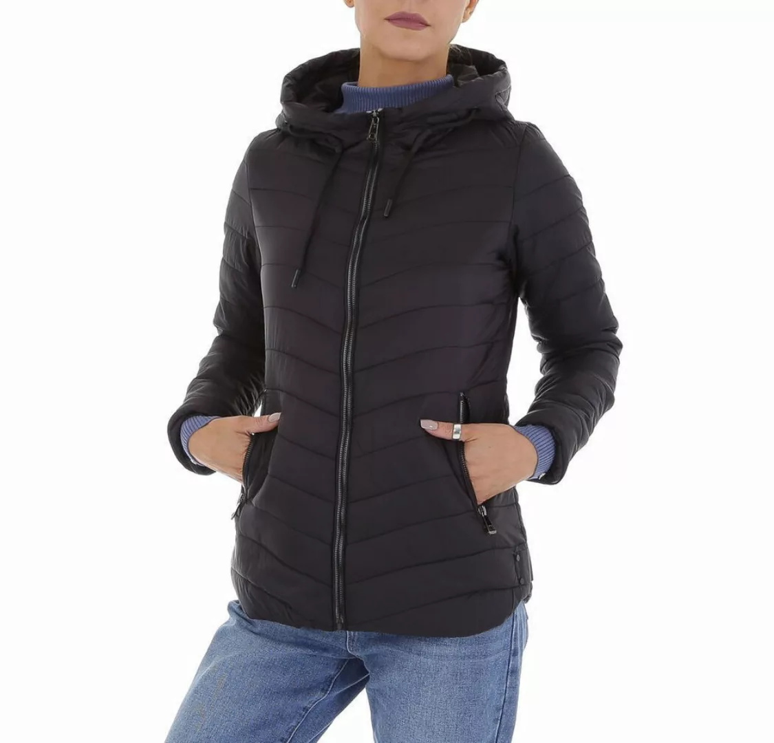 Ital-Design Steppjacke Damen Freizeit (87256533) Kapuze Leicht gefüttert Üb günstig online kaufen