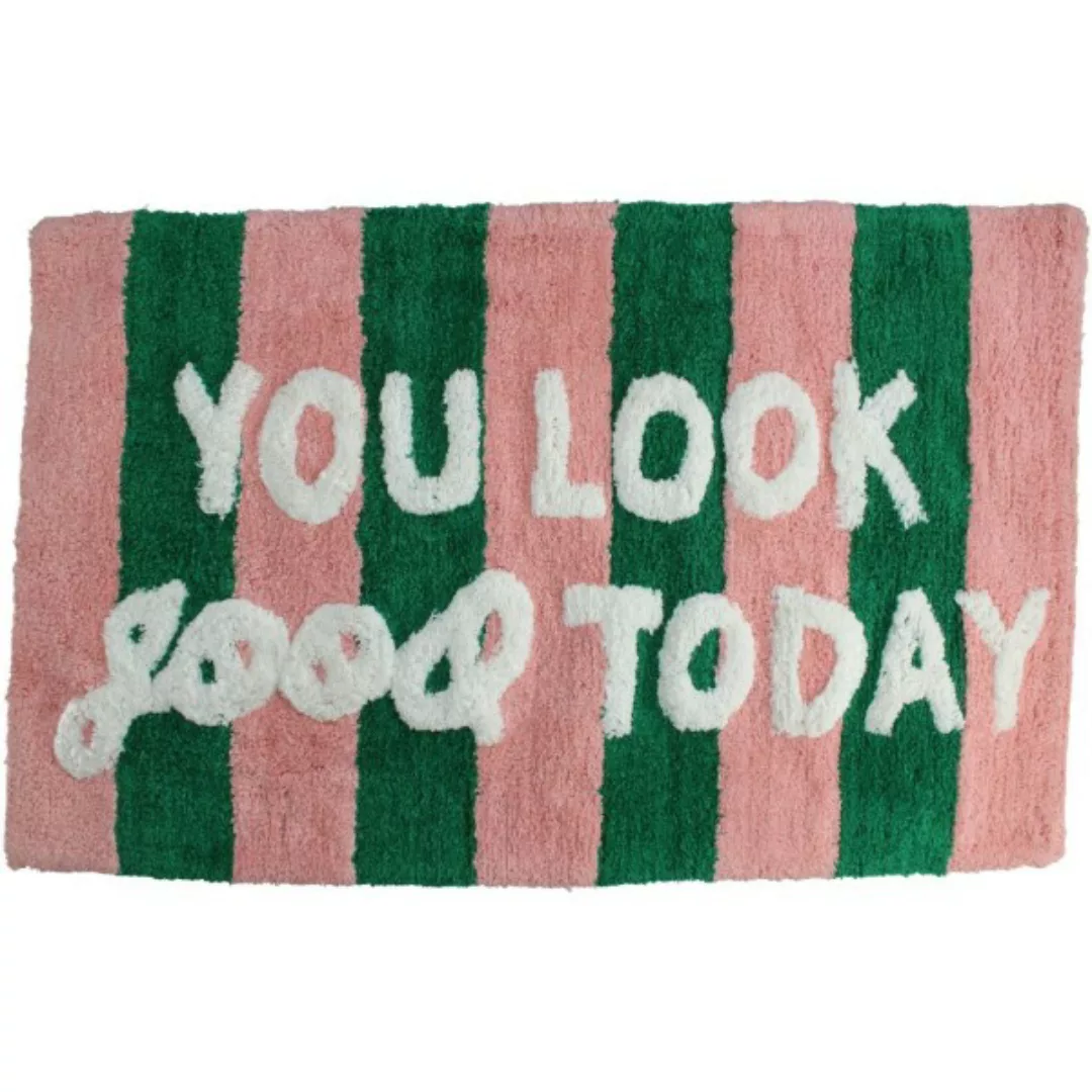 Badematte "you look good today" 50x80cm günstig online kaufen