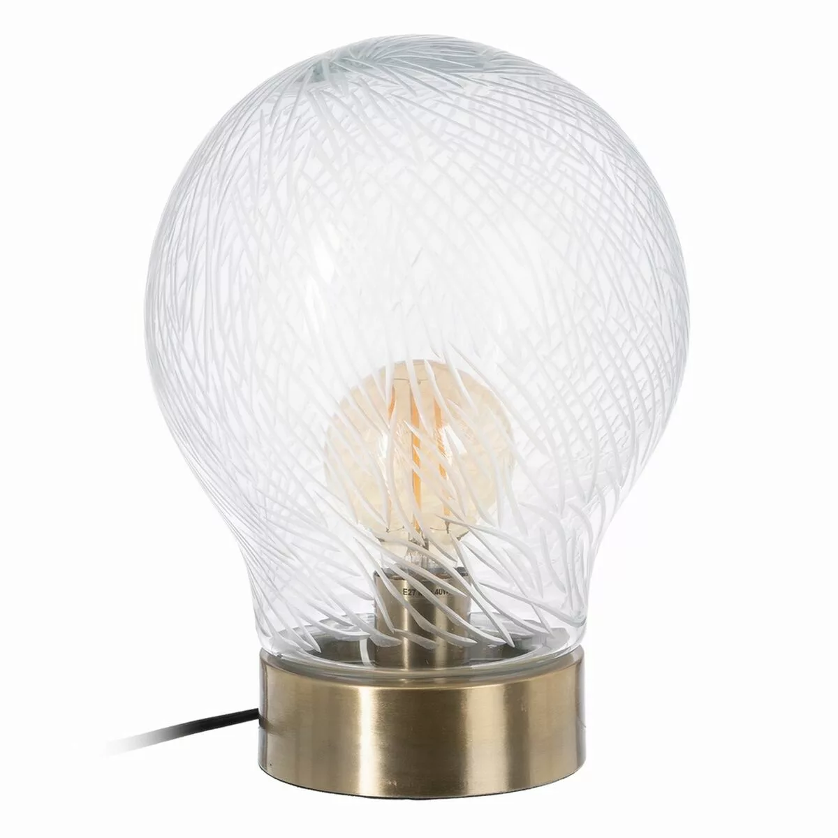 Tischlampe Kristall Metall 23 X 23 X 30 Cm günstig online kaufen