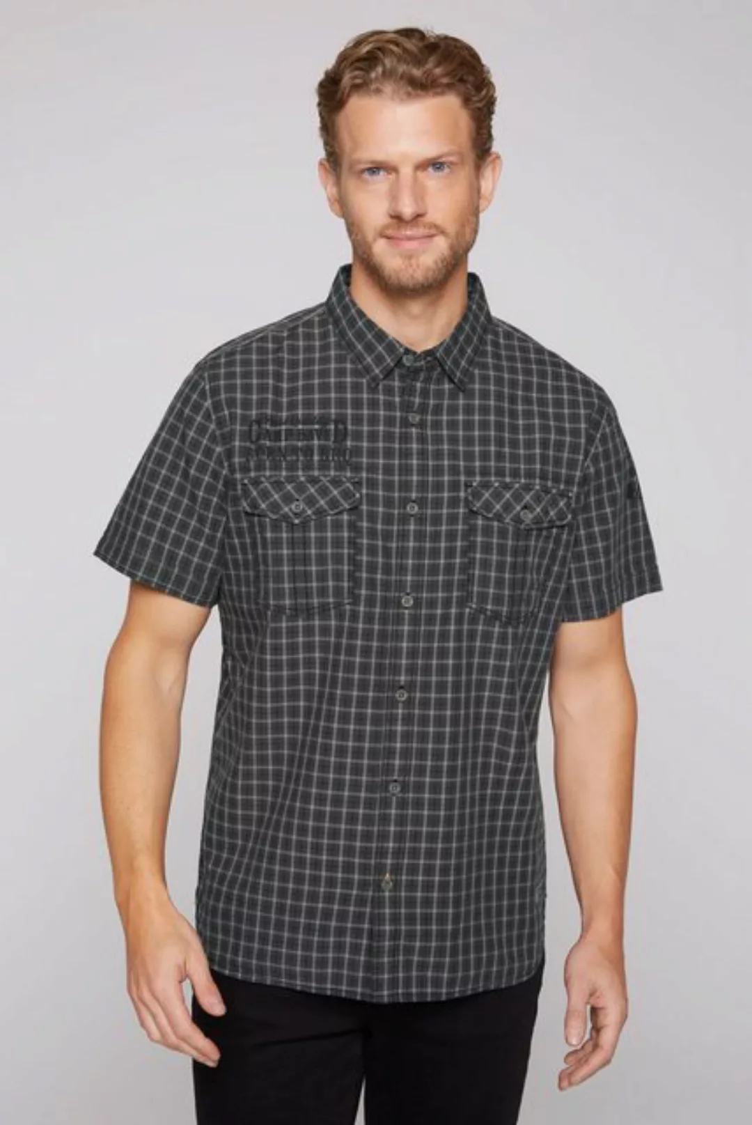 CAMP DAVID Kurzarmhemd aus Baumwolle günstig online kaufen