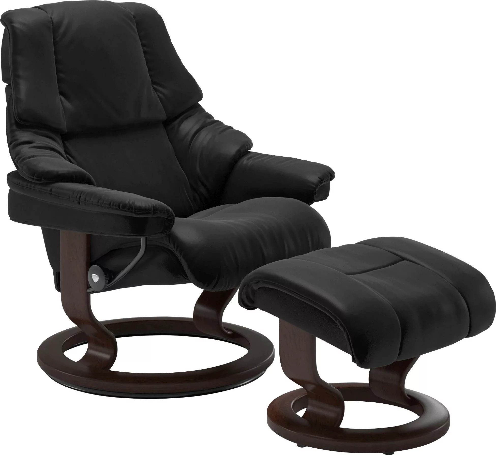 Stressless Fußhocker "Reno", mit Classic Base, Gestell Braun günstig online kaufen