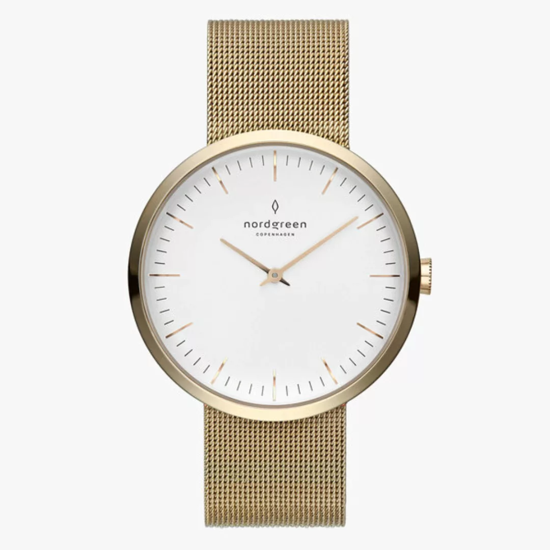 Armbanduhr Infinity Gold - Mesharmband Gold günstig online kaufen
