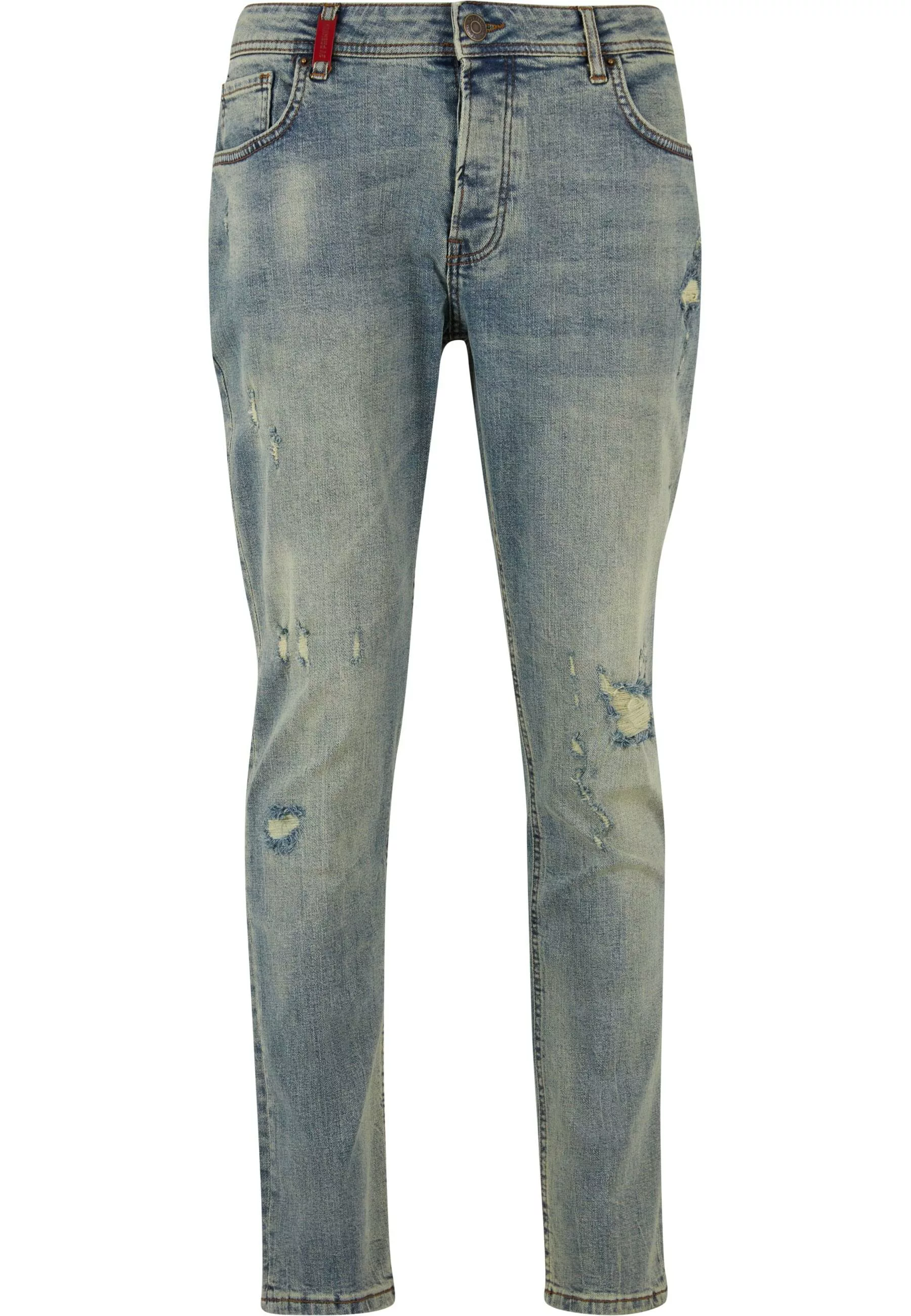 2Y Premium Bequeme Jeans "2Y Premium 2Y CARLOS DESTROYED SLIM FIT JEANS" günstig online kaufen