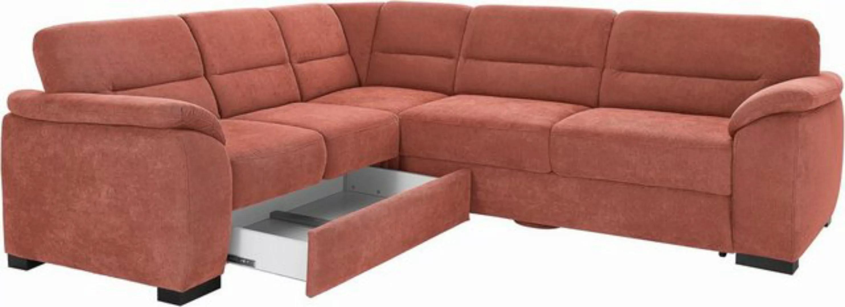 sit&more Ecksofa Montego L-Form, wahlweise mit Bettfunktion und Schubkasten günstig online kaufen