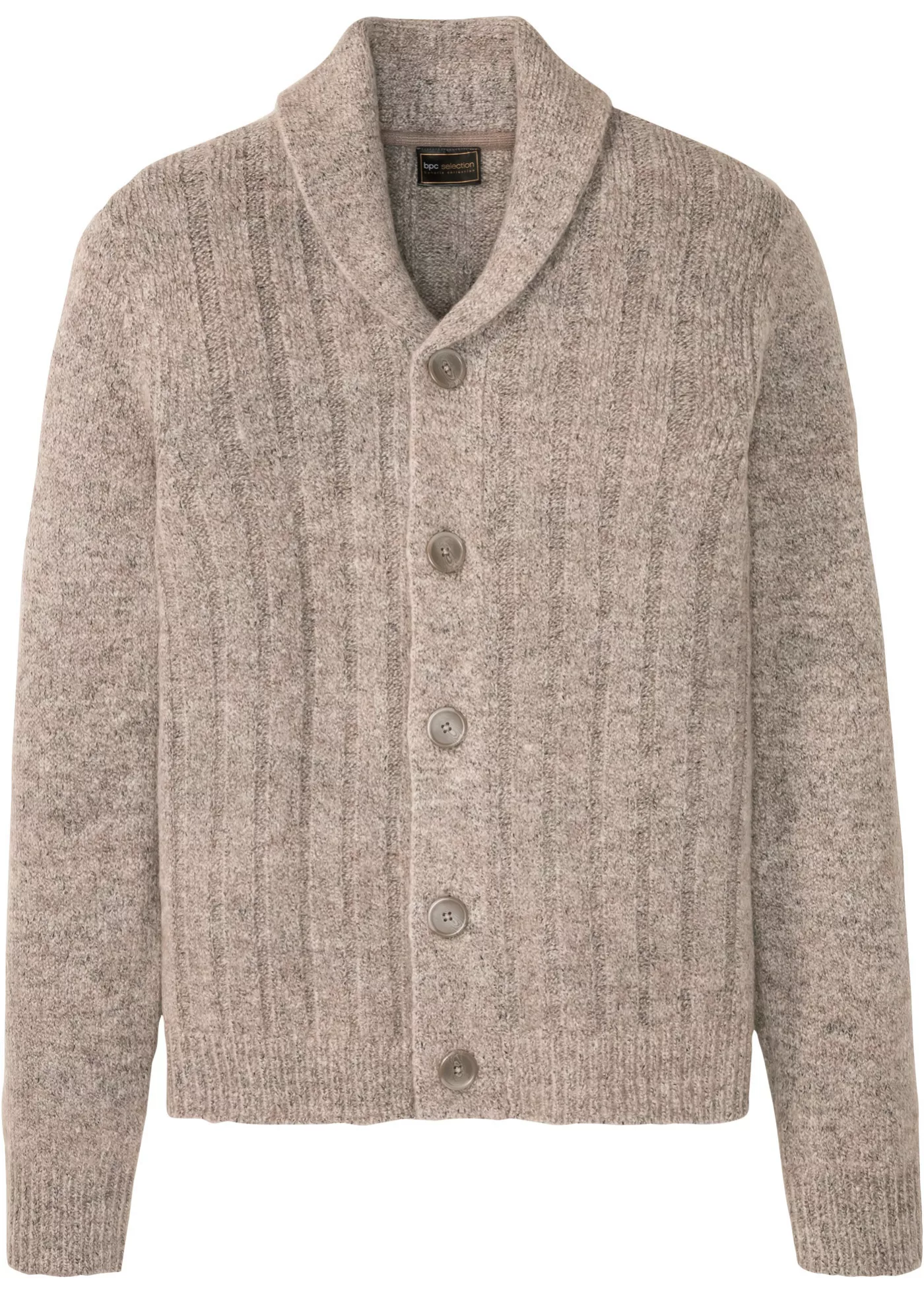 Strickjacke mit Rippenmuster günstig online kaufen