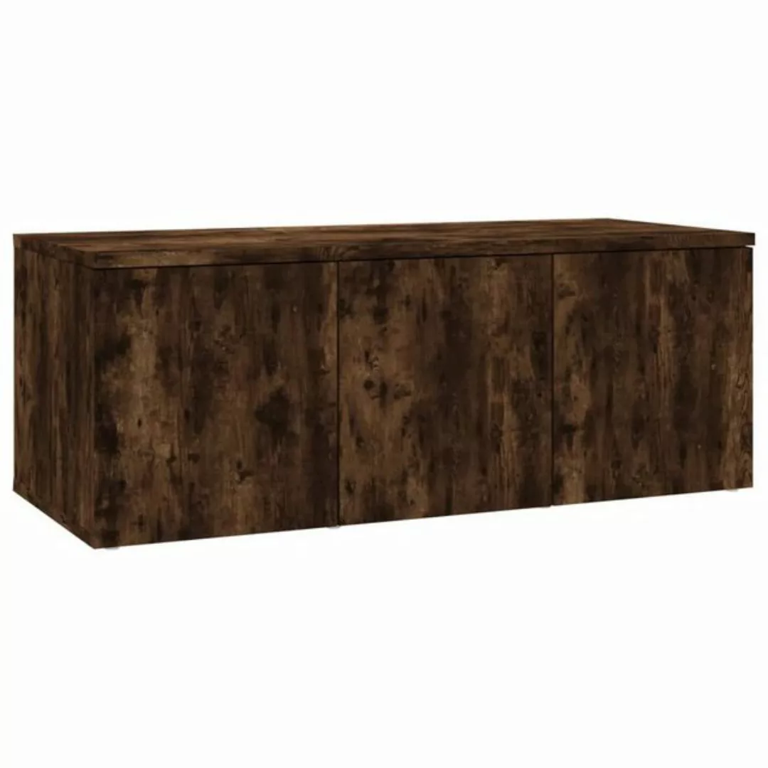 furnicato TV-Schrank Räuchereiche 80x34x30 cm Holzwerkstoff (1-St) günstig online kaufen