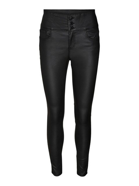 Vero Moda Lederimitathose DONNA (1-tlg) Plain/ohne Details günstig online kaufen