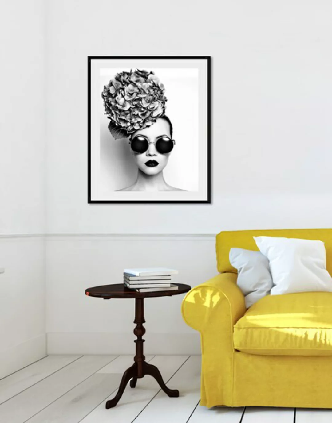 queence Bild »Chantal«, (1 St.), HD Premium Poster-Druck inkl. Holzrahmen günstig online kaufen