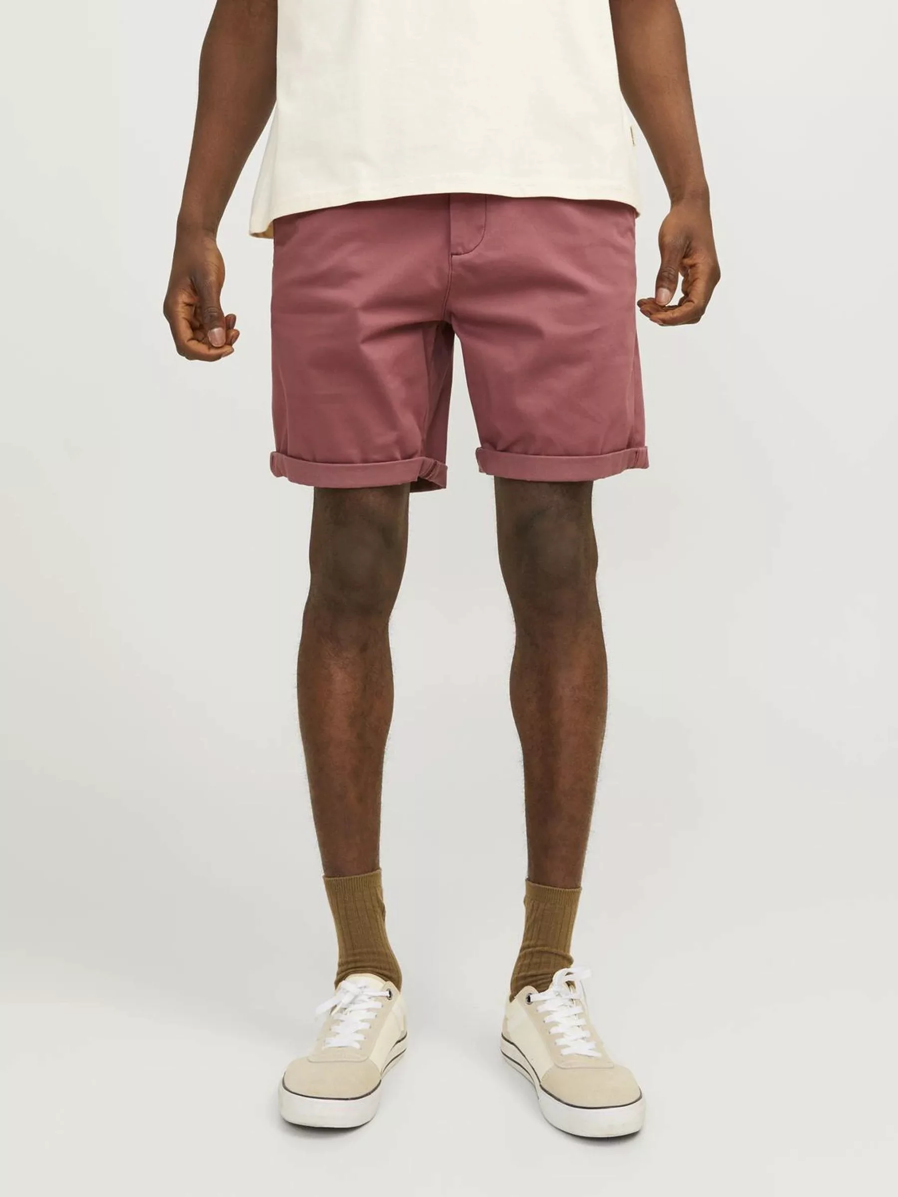 Jack & Jones Chinoshorts JPSTBOWIE JJSHORTS S mit Aufschlag günstig online kaufen