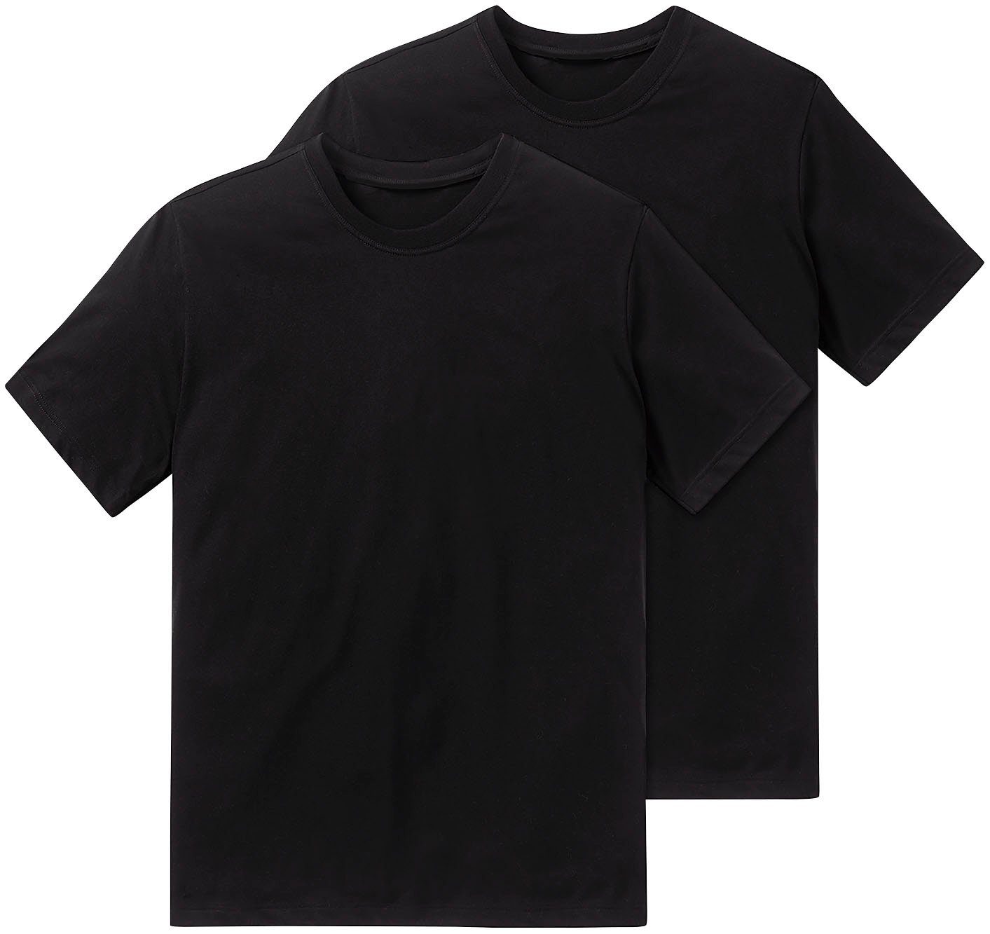 Schiesser T-Shirt ""Essentials"", (2er-Pack), mit Rundhalsausschnitt günstig online kaufen
