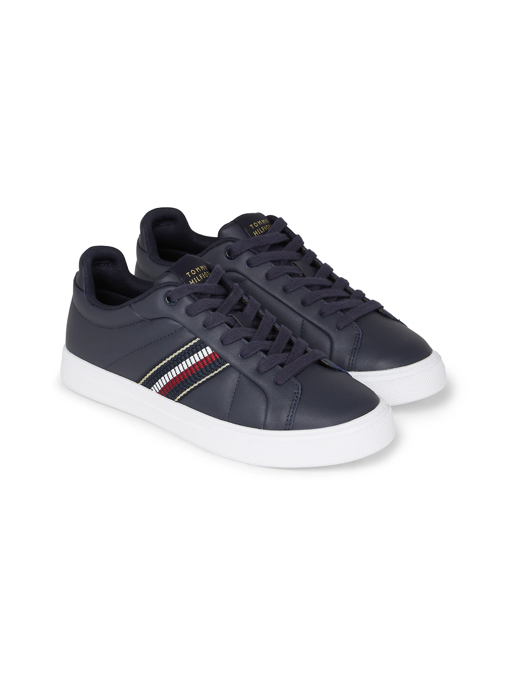 Tommy Hilfiger Plateausneaker "ICON COURT SNEAKERS STRIPES", Schnürschuh, F günstig online kaufen