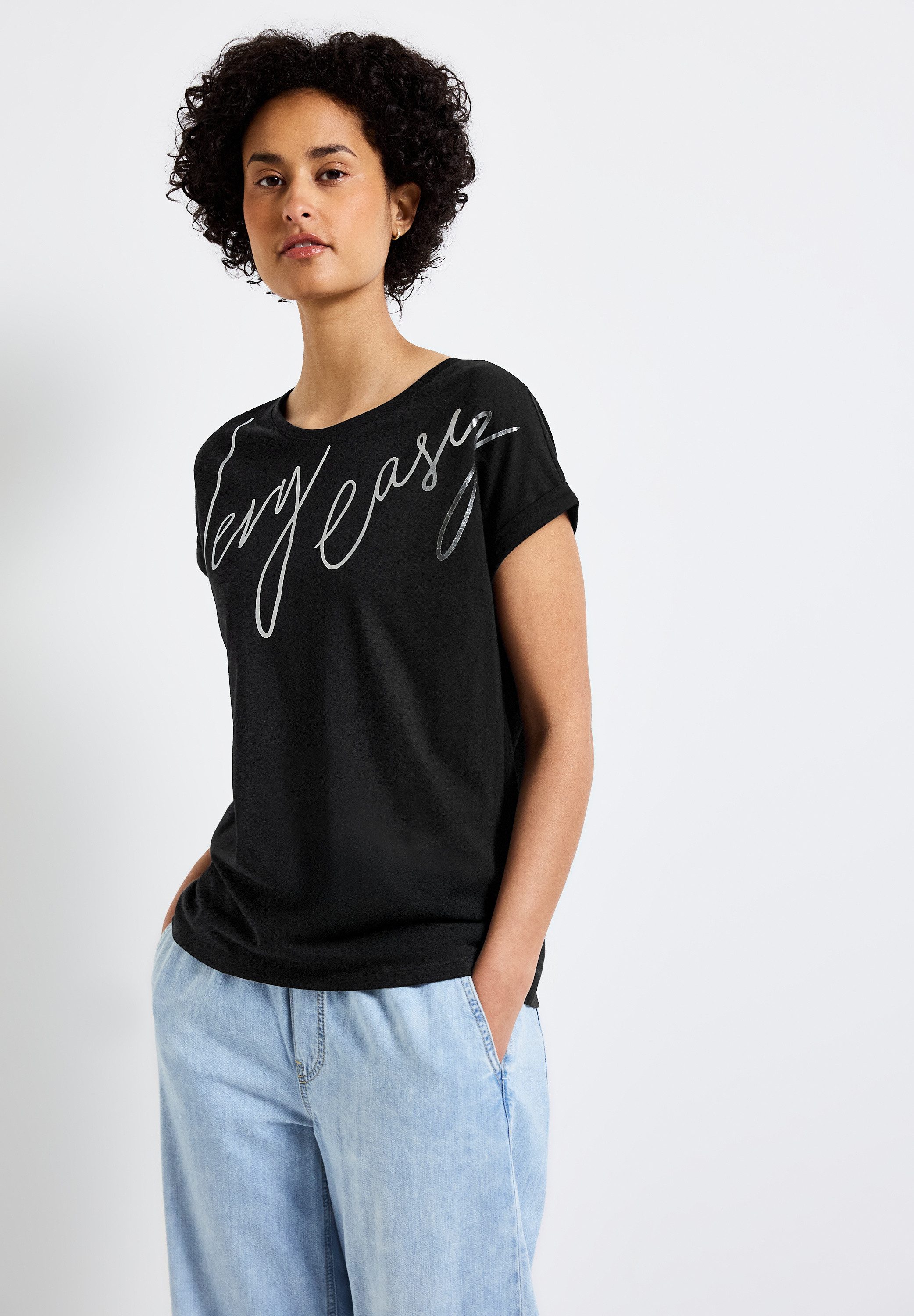 STREET ONE T-Shirt, mit Rundhalsausschnitt günstig online kaufen