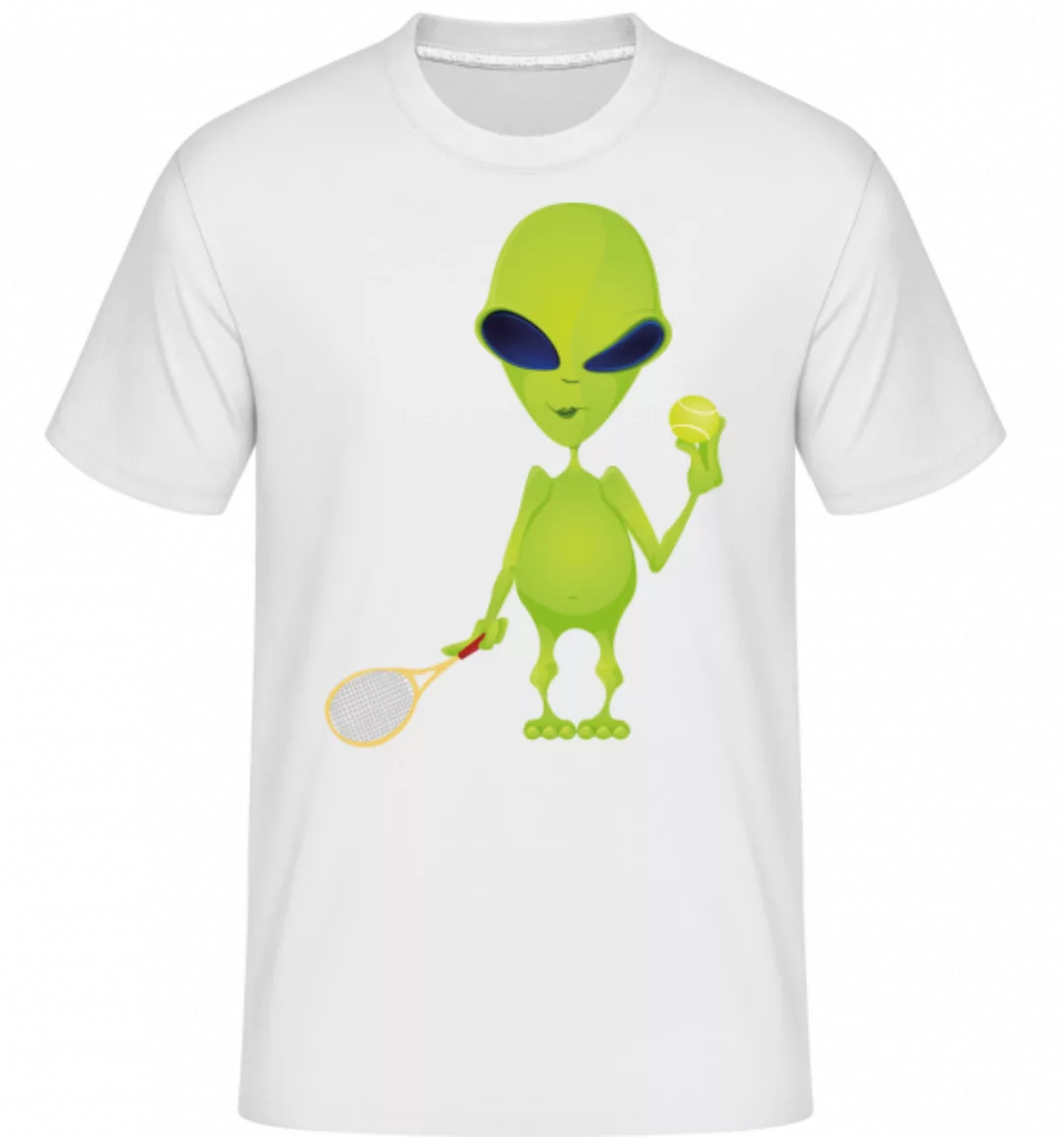 Alien Spielt Tennis · Shirtinator Männer T-Shirt günstig online kaufen