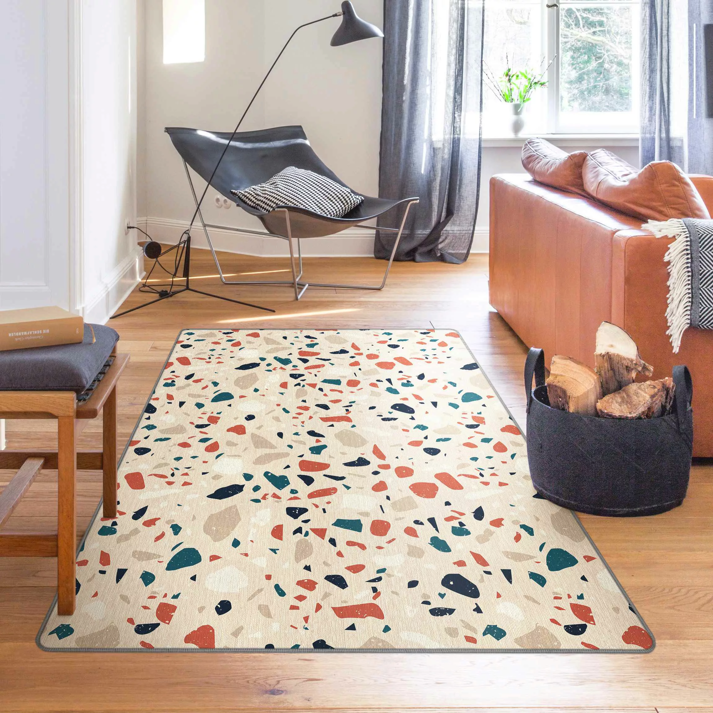 Teppich Detailliertes Terrazzo Muster Torino günstig online kaufen