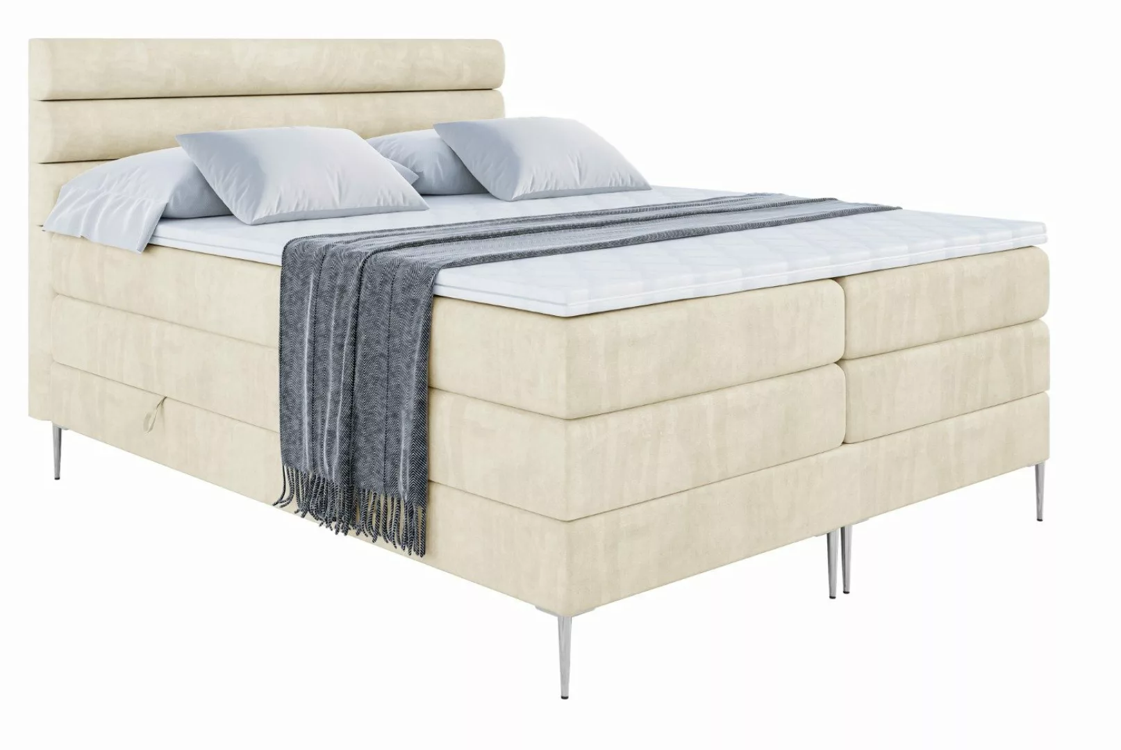 ALTDECOR Boxspringbett CELESTIA-F KING (Multipocket-Matratze H4, günstig online kaufen