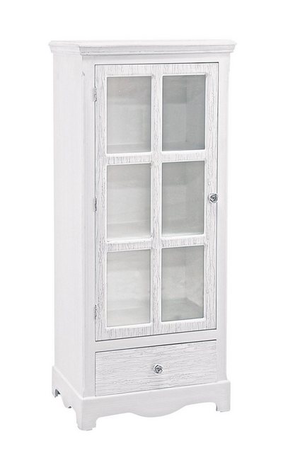 Bizzotto Vitrine Blanc aus MDF 114 cm günstig online kaufen