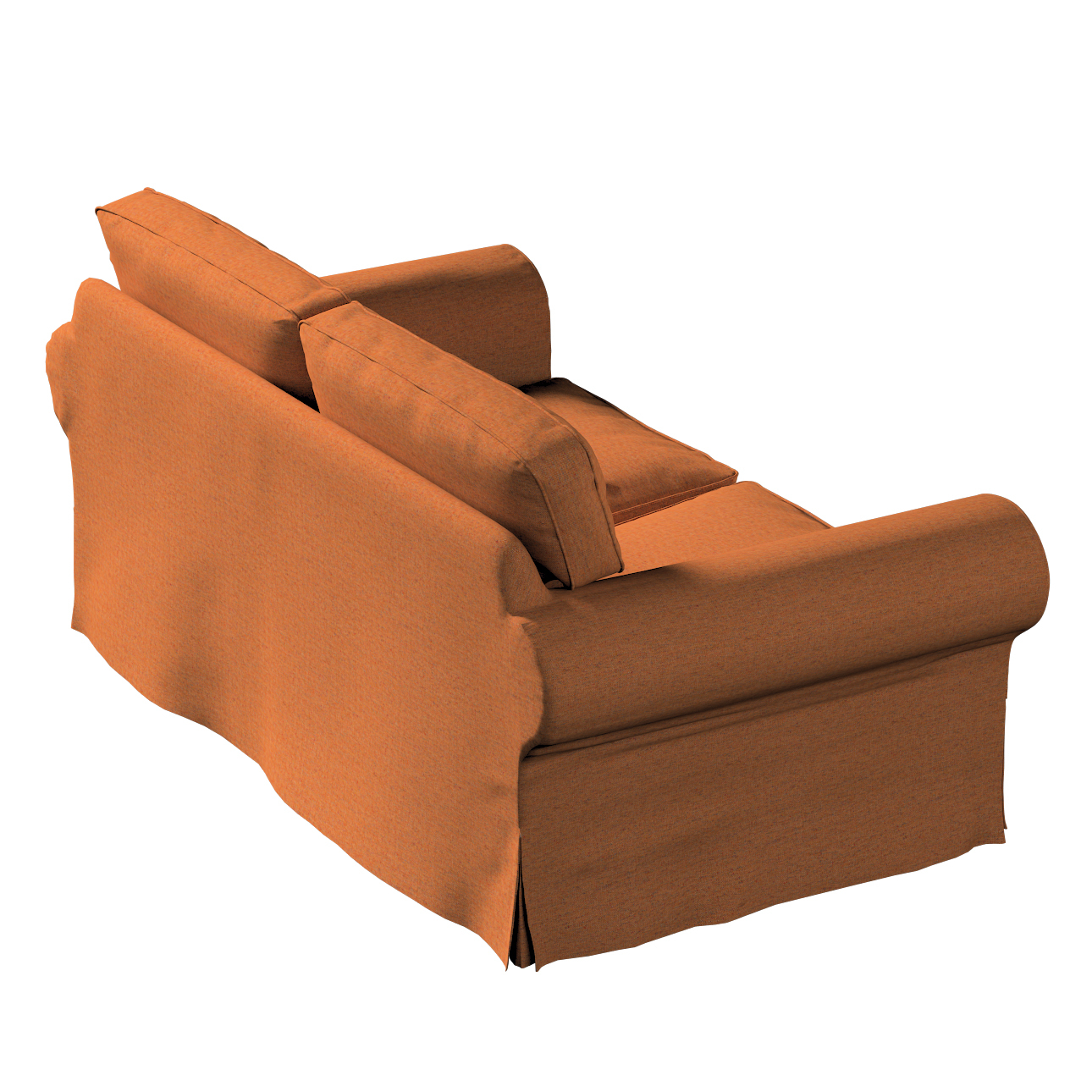 Bezug für Ektorp 2-Sitzer Sofa nicht ausklappbar, orange, Sofabezug für  Ek günstig online kaufen