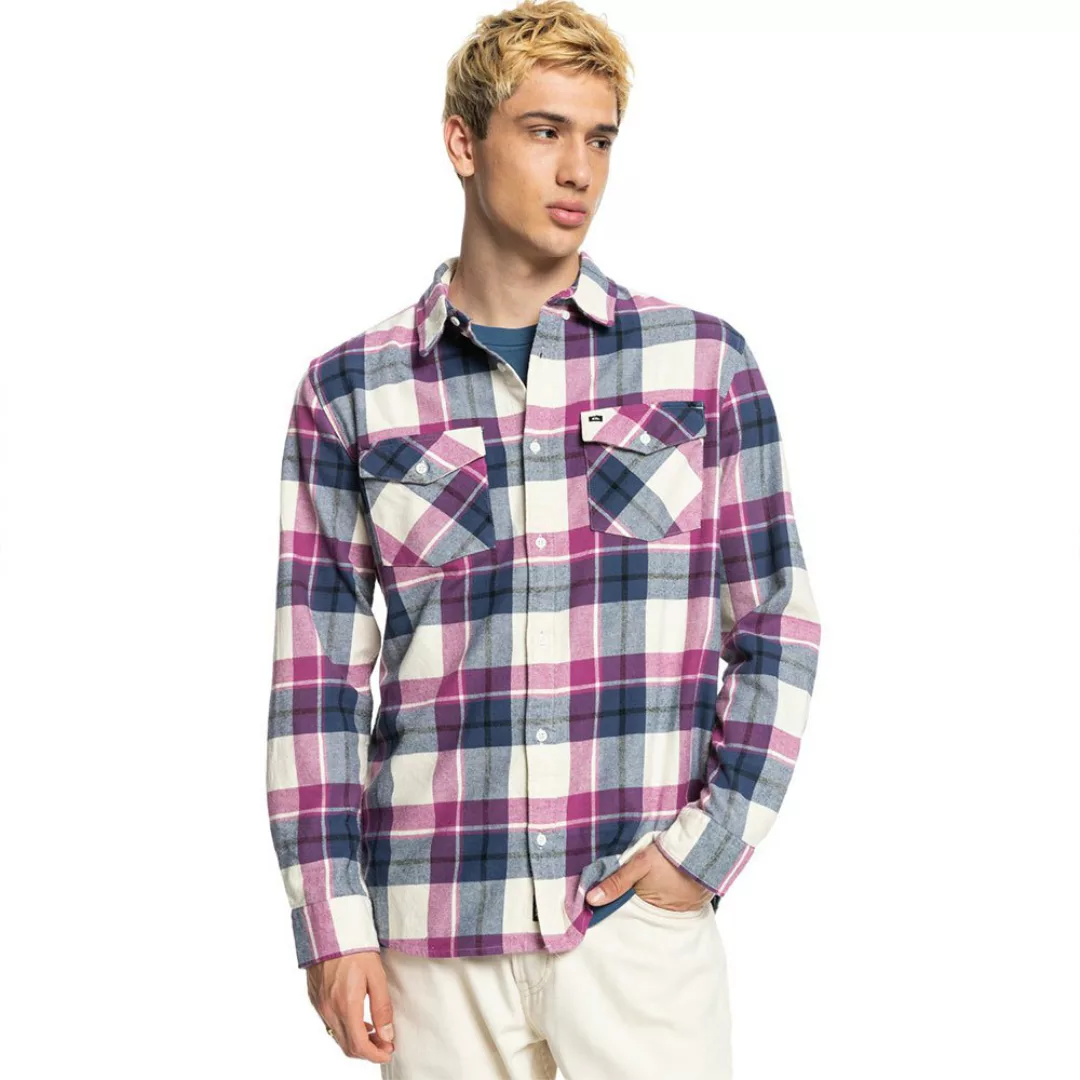 Quiksilver Draymen Stratch Langarm Hemd L Mellow Mauve Draymen günstig online kaufen