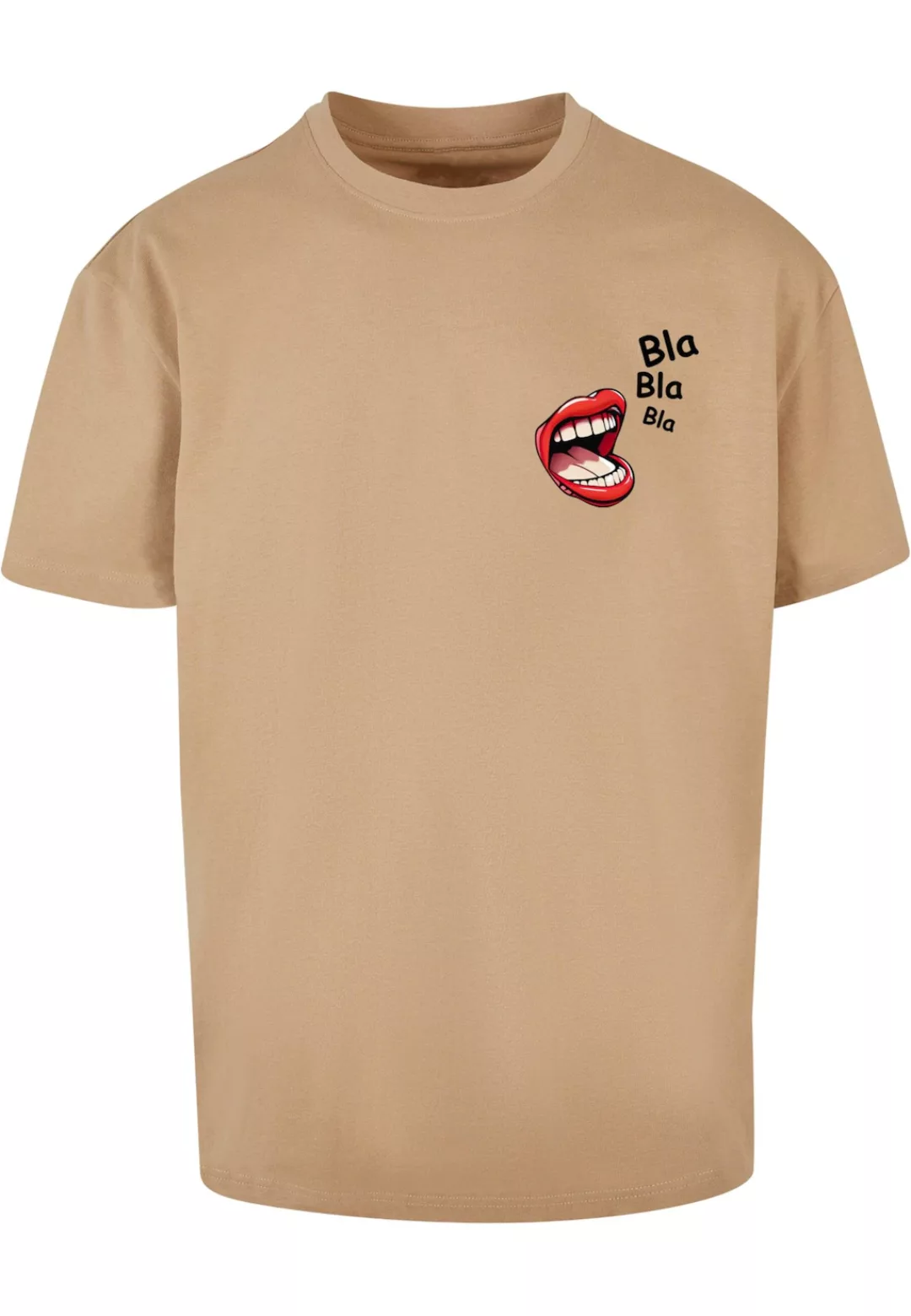 Merchcode T-Shirt "Merchcode Herren Bla Bla Bla Comic Heavy Oversized Tee", günstig online kaufen