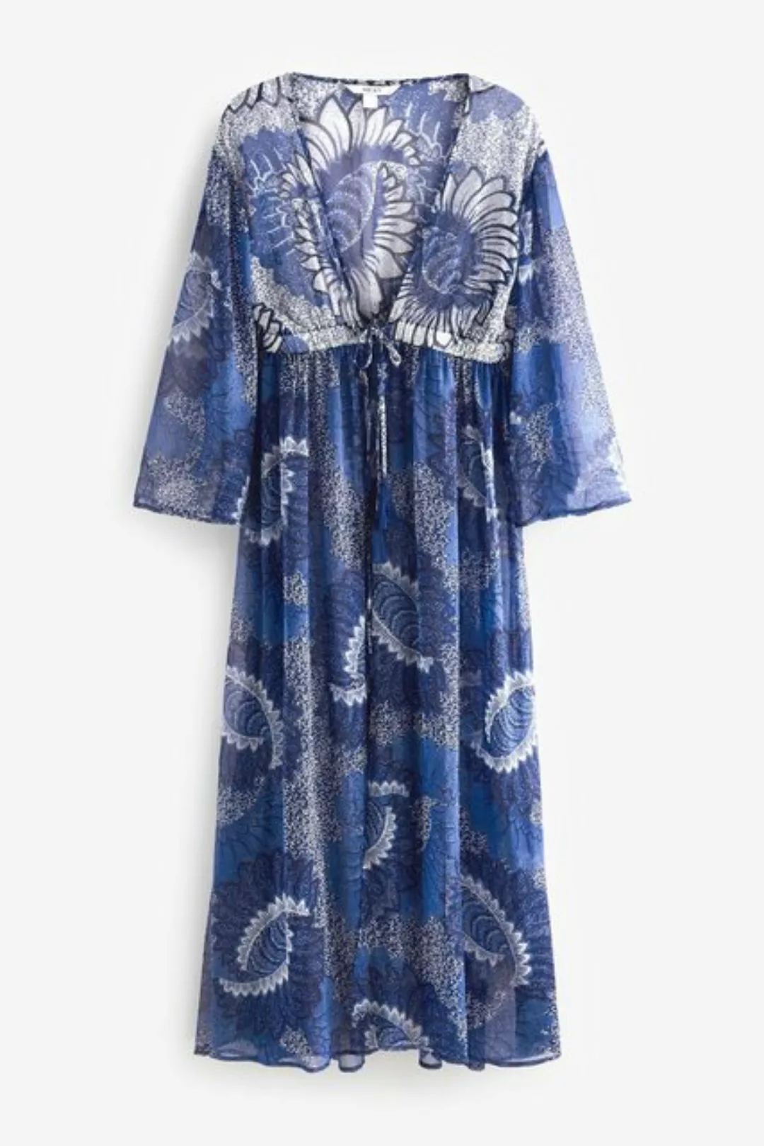 Next Strandkleid Kimono-Maxikleid mit Bindegürtel – Petite (1-tlg) günstig online kaufen