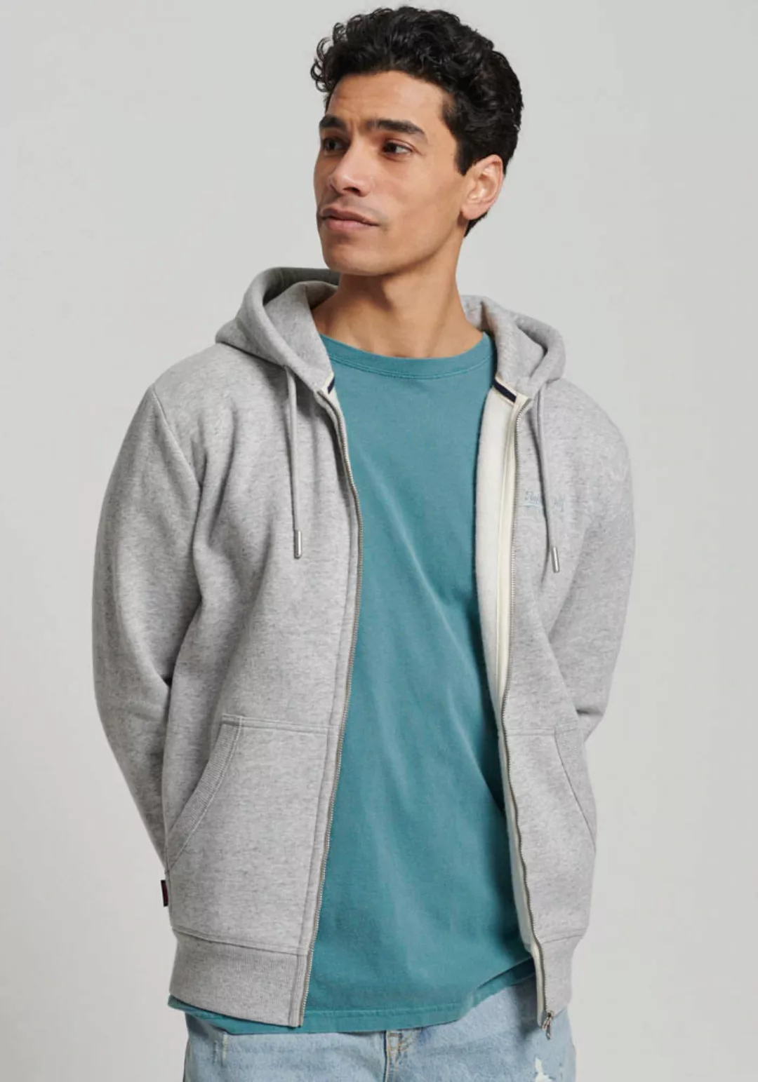 Superdry Kapuzensweatjacke "ESSENTIAL LOGO ZIP HOODIE" günstig online kaufen