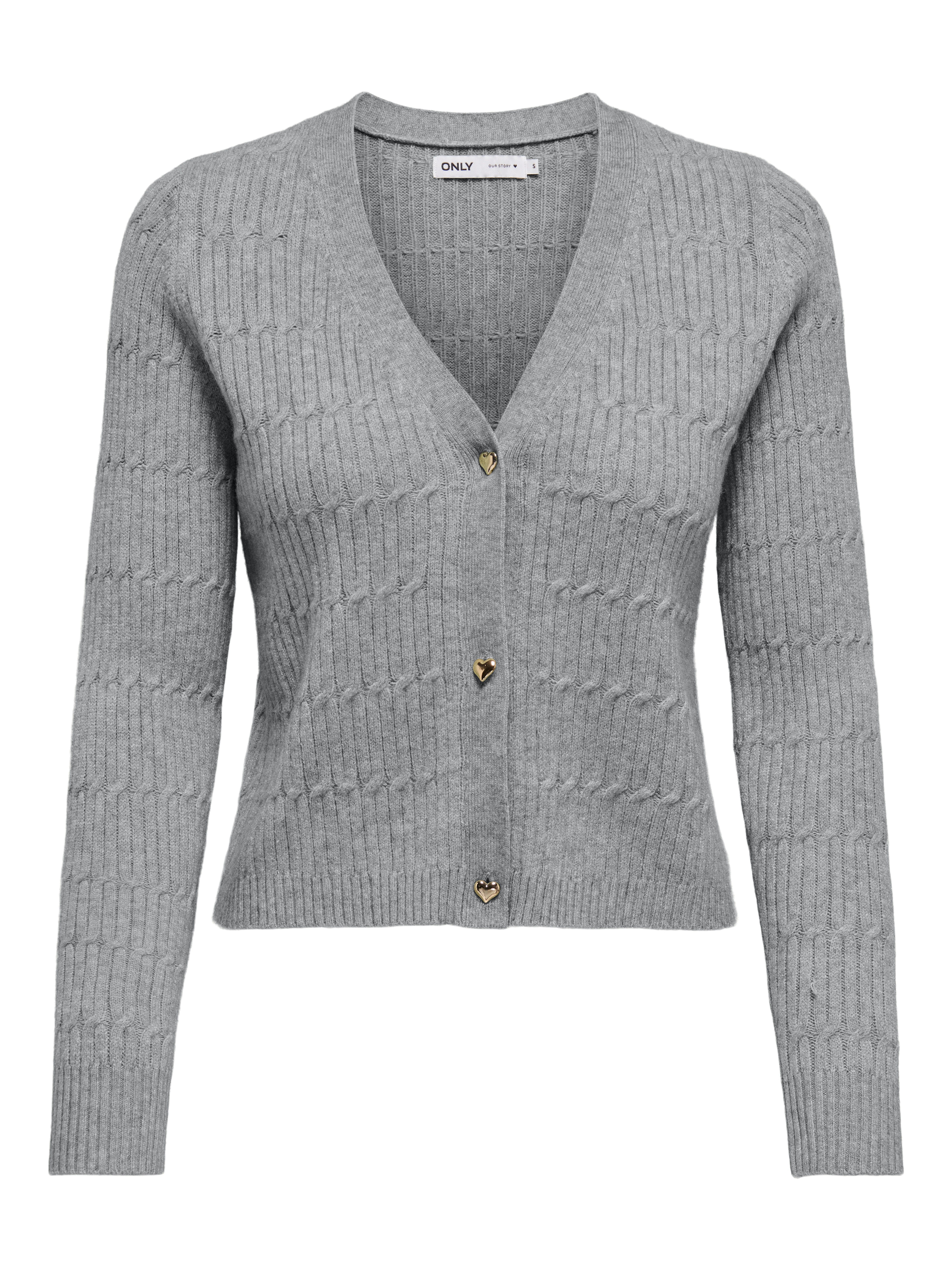 ONLY Strickjacke "ONLKATIA LS CABLE V-NECK CARDIGAN CC KNT" günstig online kaufen