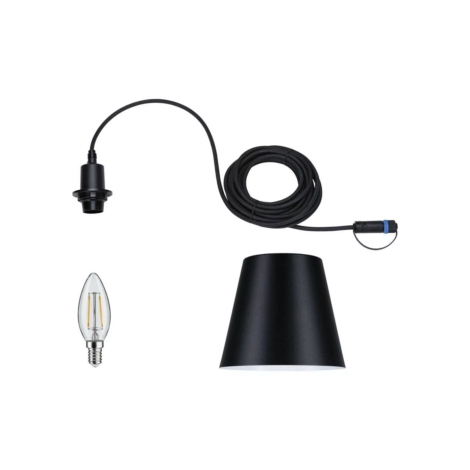 Paulmann Plug & Shine LED-Pendelleuchte Kofia E14, Aluminium günstig online kaufen