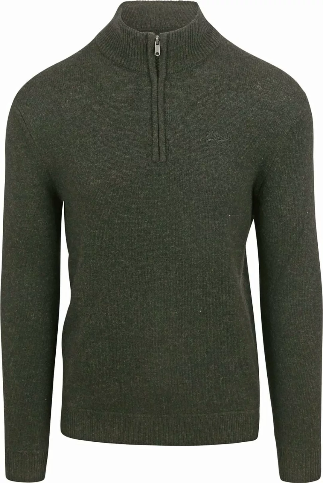 Superdry Strickpullover ESSENTIAL EMB KNIT HALF ZIP günstig online kaufen