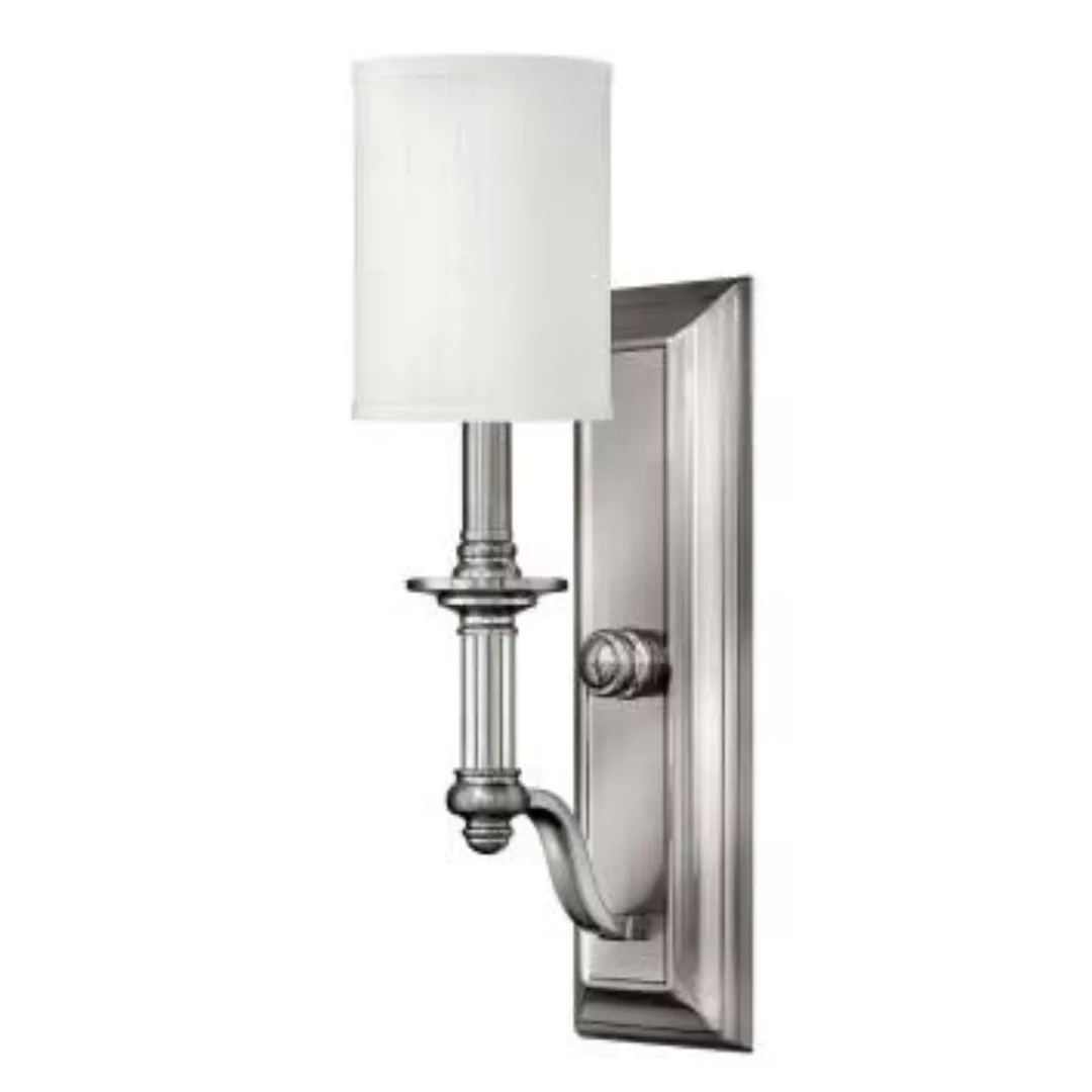 Wandlampe LUANA in Nickel B:11cm Design Lampe günstig online kaufen
