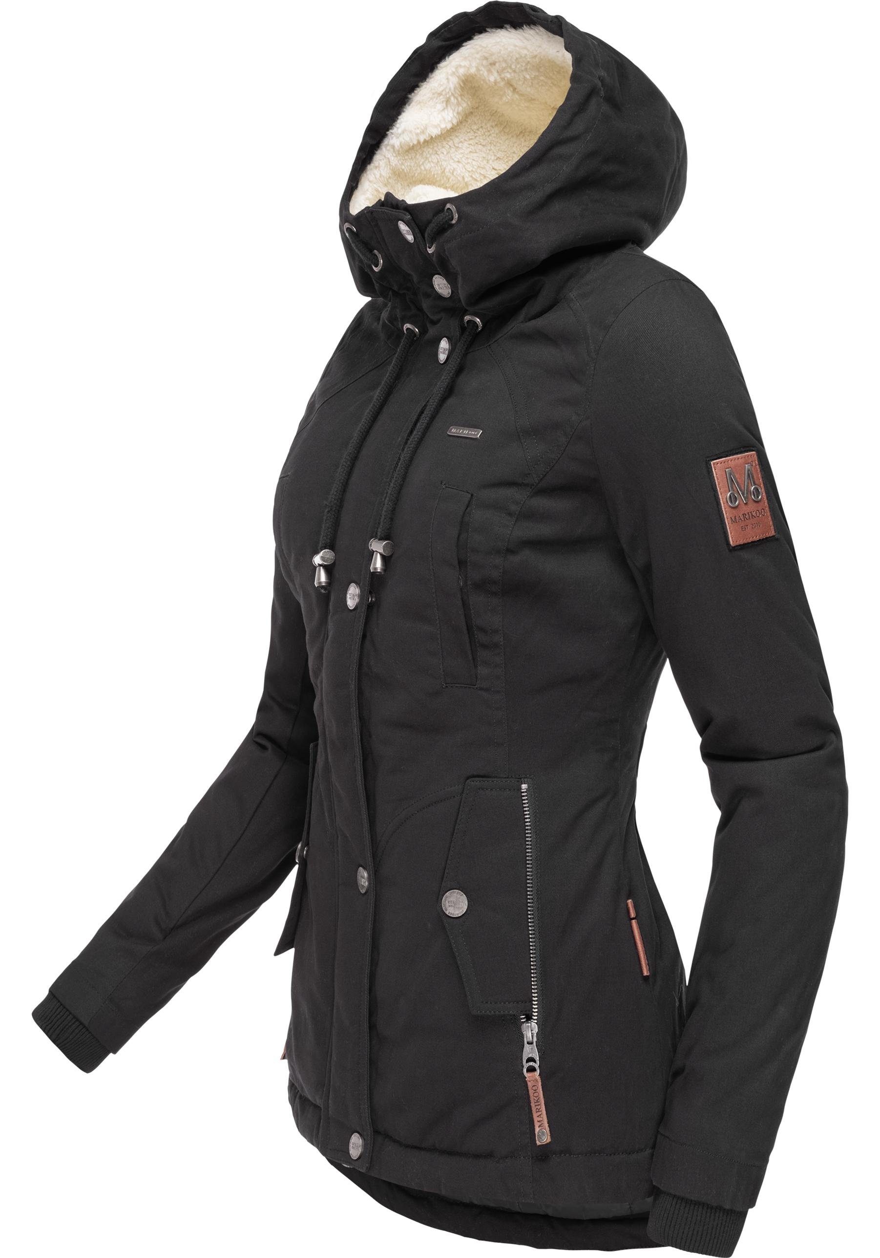 Marikoo Winterjacke "Bikoo", mit Kapuze, sportliche Damen Outdoor Baumwollj günstig online kaufen