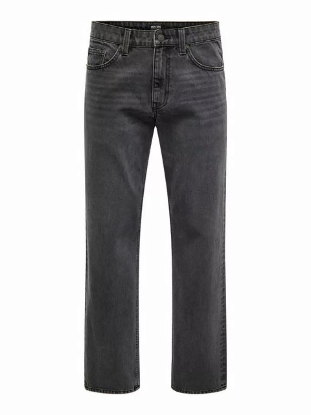 ONLY & SONS Regular-fit-Jeans Jeans Regular Fit Denim Pants 7102 in Grau günstig online kaufen