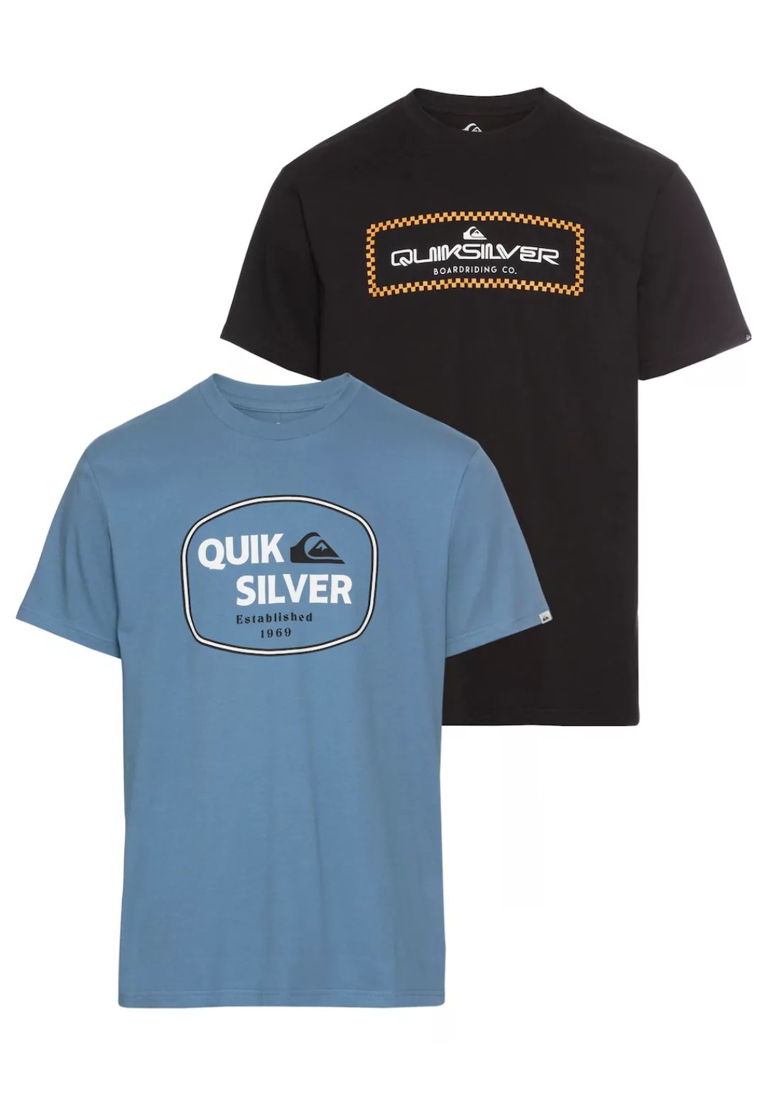 Quiksilver T-Shirt JUST FRAMED LOCKUP SHORT SLEEVE PACK YM (2-tlg) günstig online kaufen