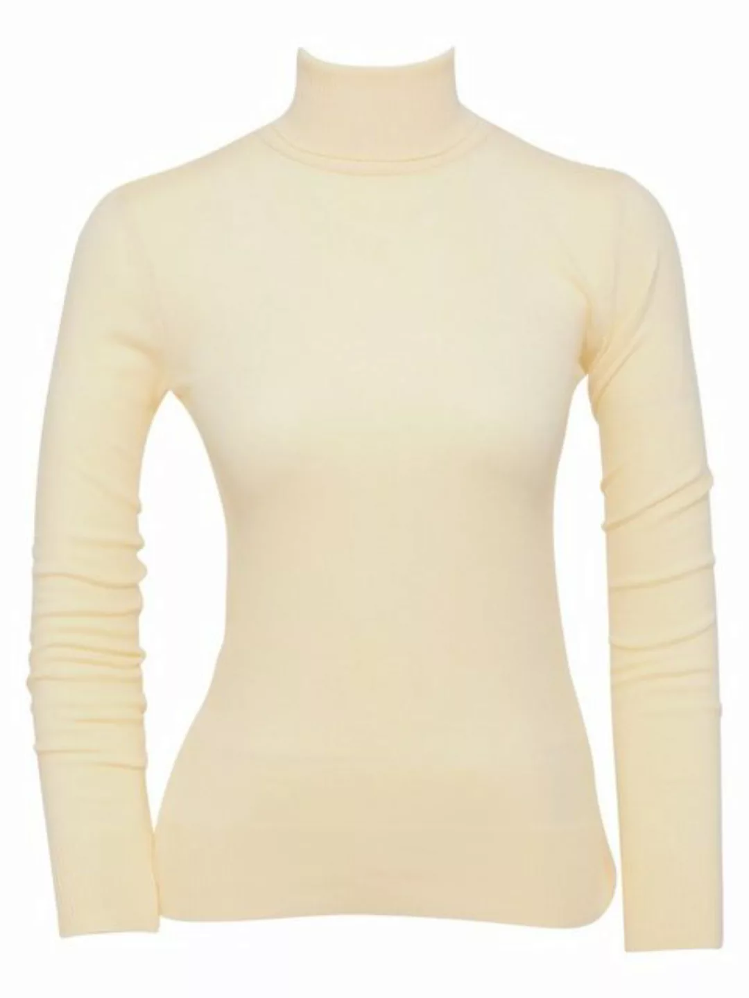 freshlions Stricktop Strick Top 'CIARA' Creme SM Drapiert/gerafft, Taillent günstig online kaufen