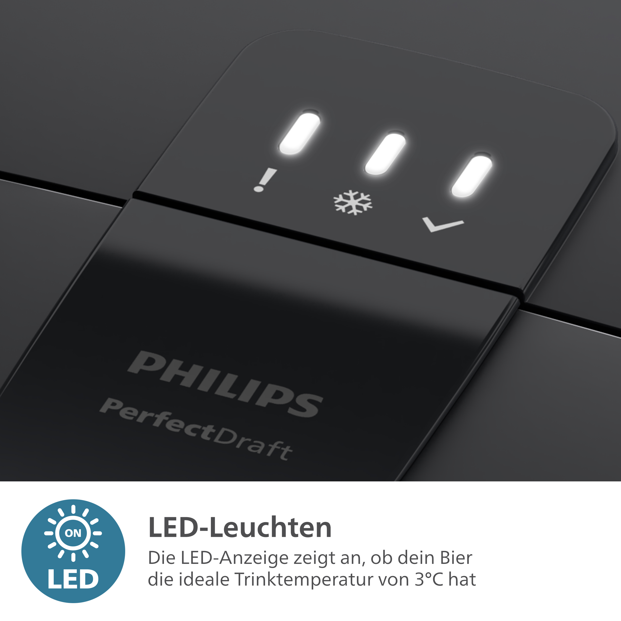 Philips Bierzapfanlage »Perfect Draft 5000 Series HD3761/60«, mit 3 Grad Kü günstig online kaufen