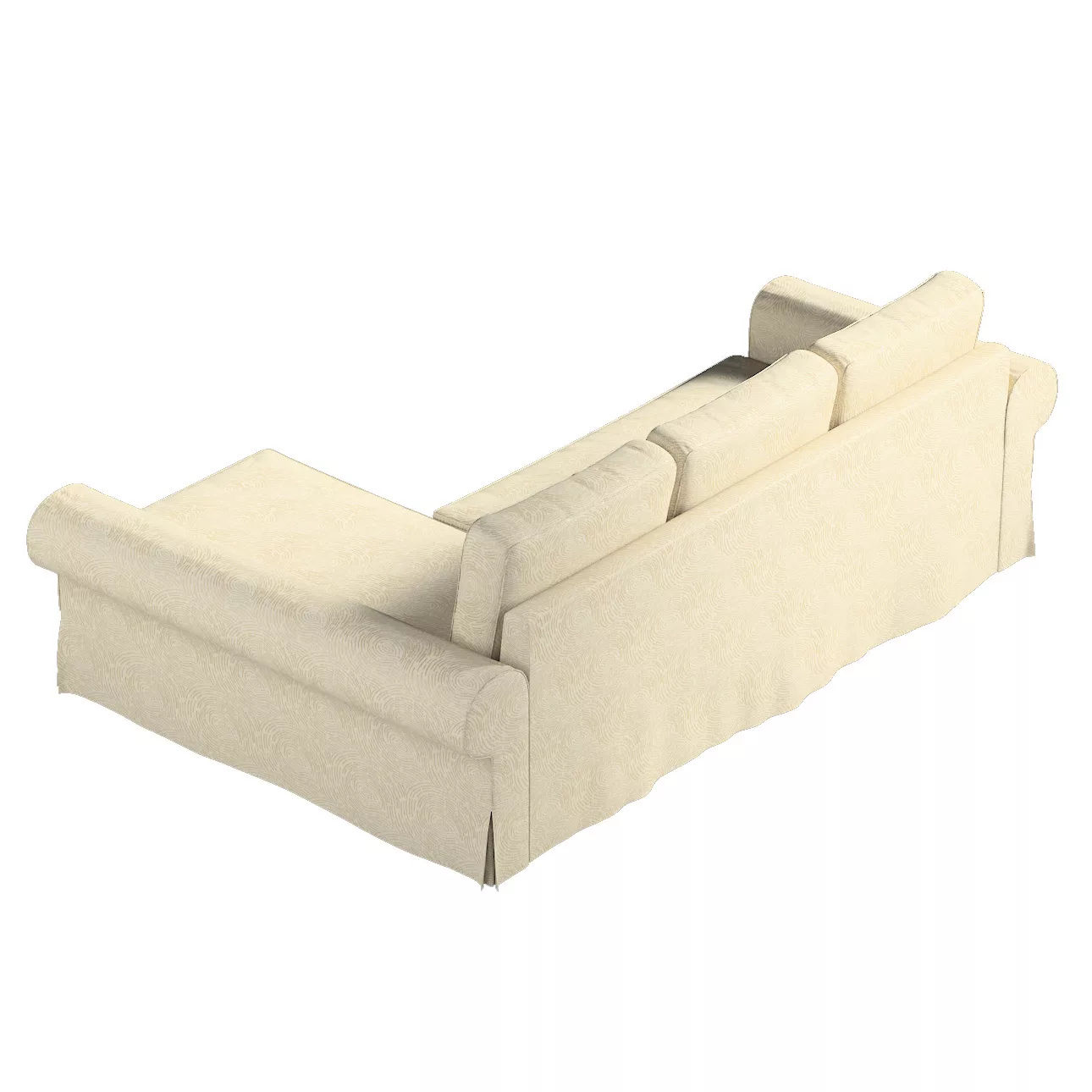 Bezug für Backabro Bettsofa / Recamiere, beige-golden, Bezug für Bettsofa B günstig online kaufen