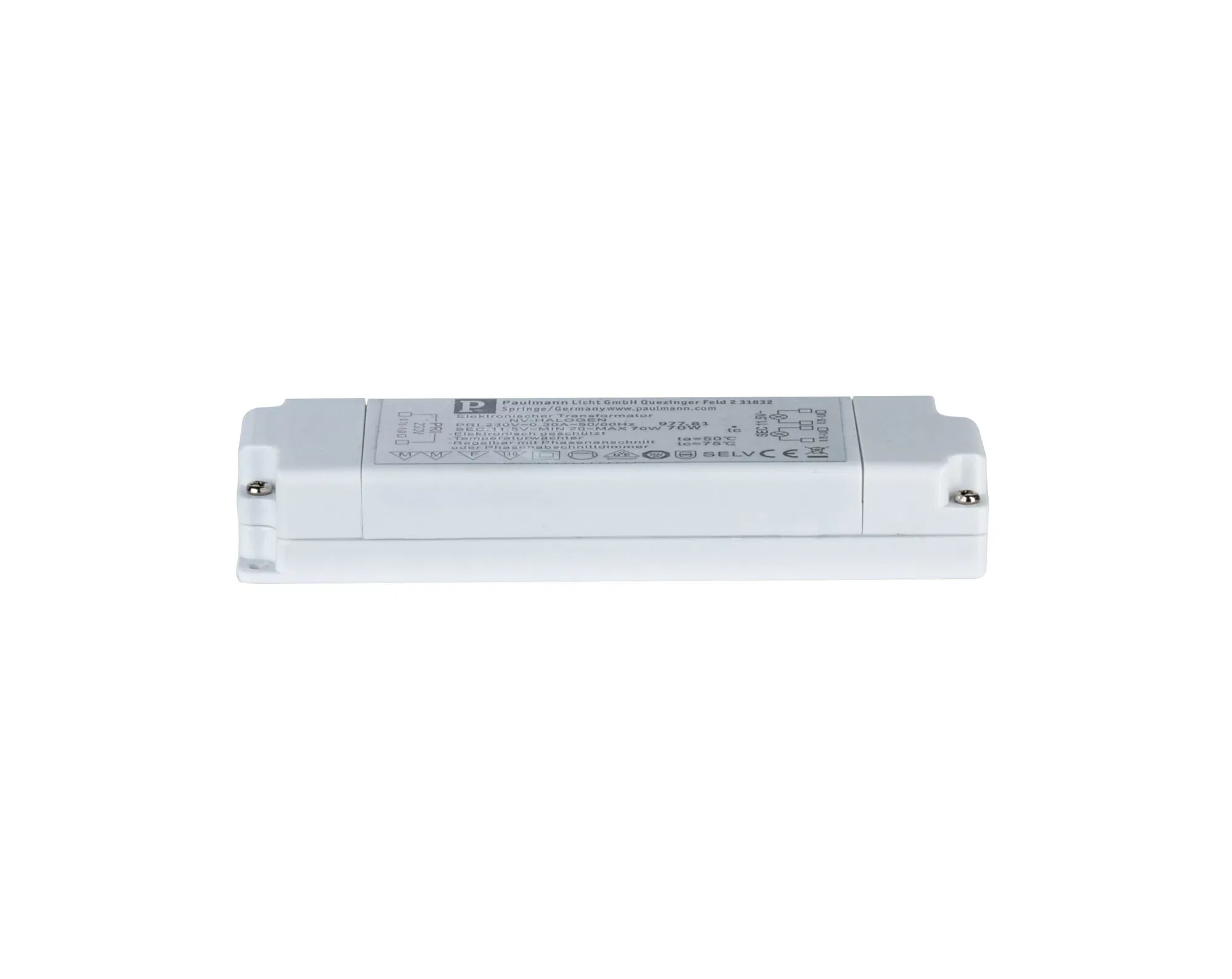 VDE Flat Elektroniktrafo 20-70 W 230/12 V 70 VA günstig online kaufen