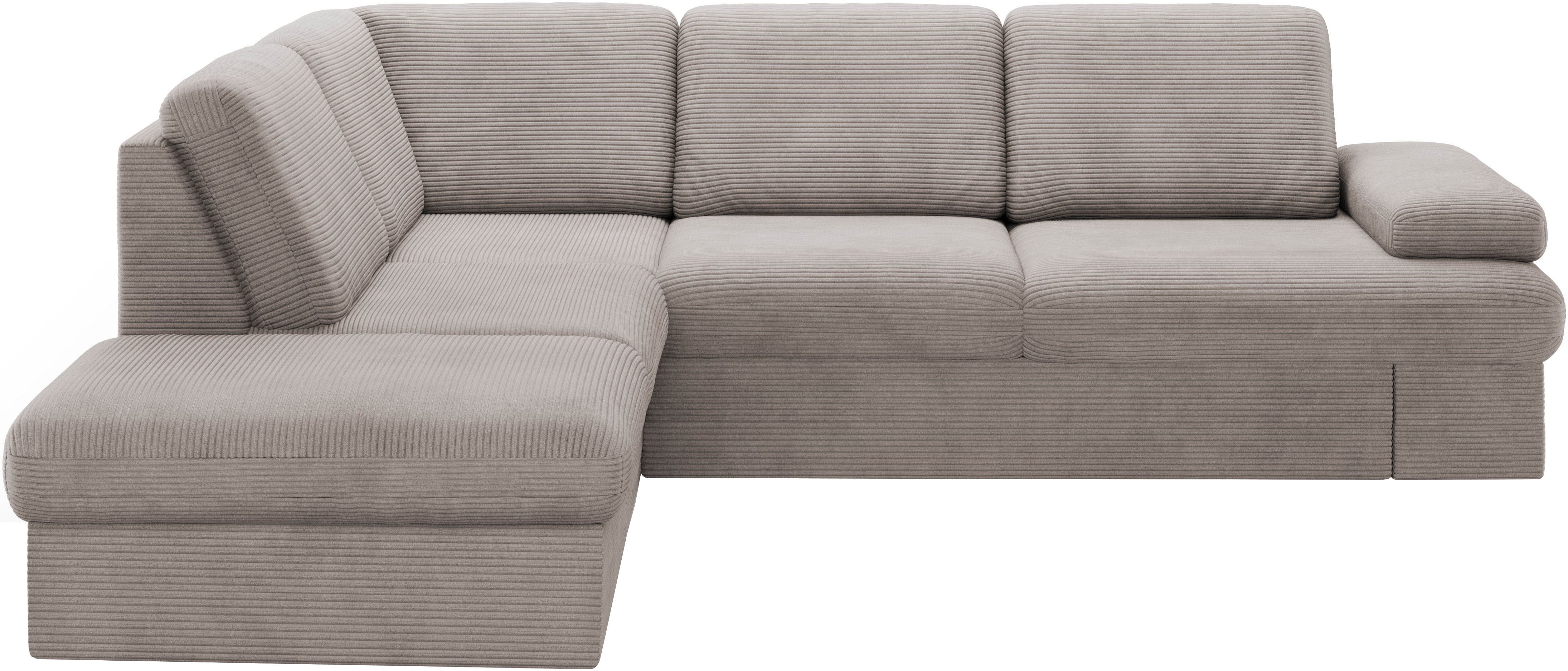 sit&more Ecksofa "Moreno", mit Armteilverstellung,wahlweise mit Bettfunktio günstig online kaufen