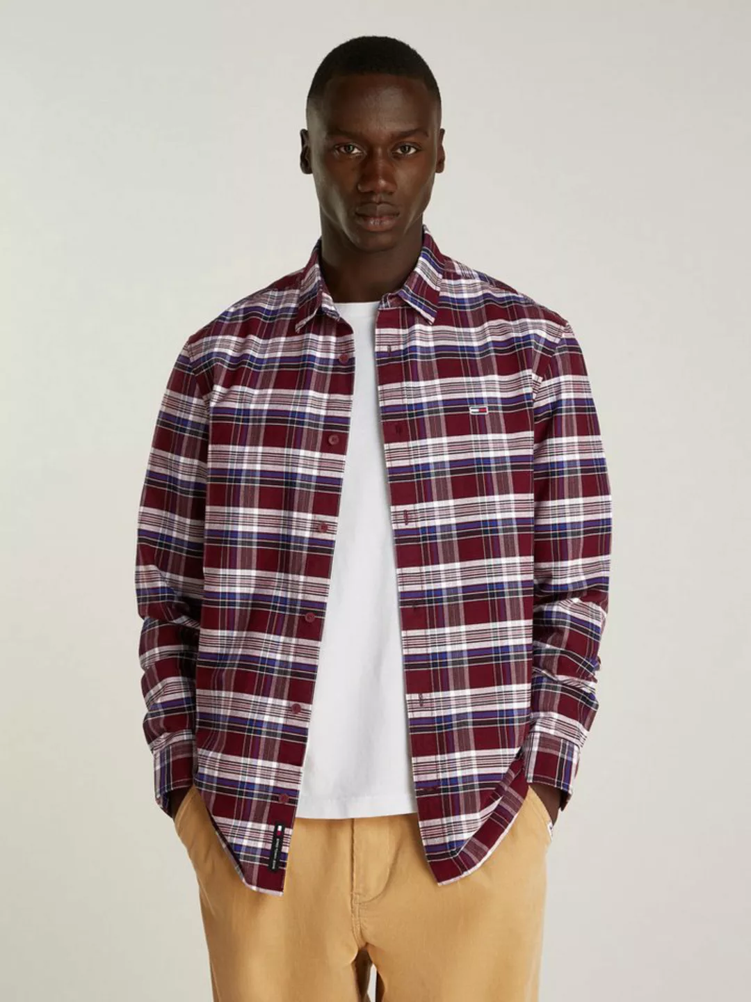 Tommy Jeans Karohemd TJM REG OXFORD CHECK SHIRT günstig online kaufen