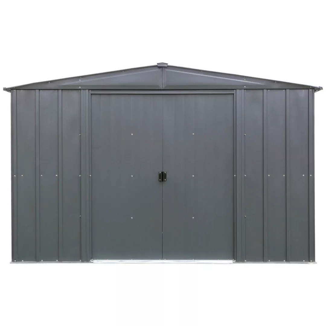 Spacemaker Gartenhaus grau Metall B/H/L: ca. 313x198x242 cm günstig online kaufen