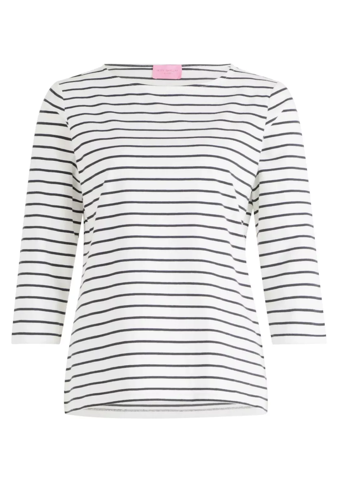 Betty Barclay 3/4-Arm-Shirt "Betty Barclay Ringelshirt mit U-Boot-Ausschnit günstig online kaufen