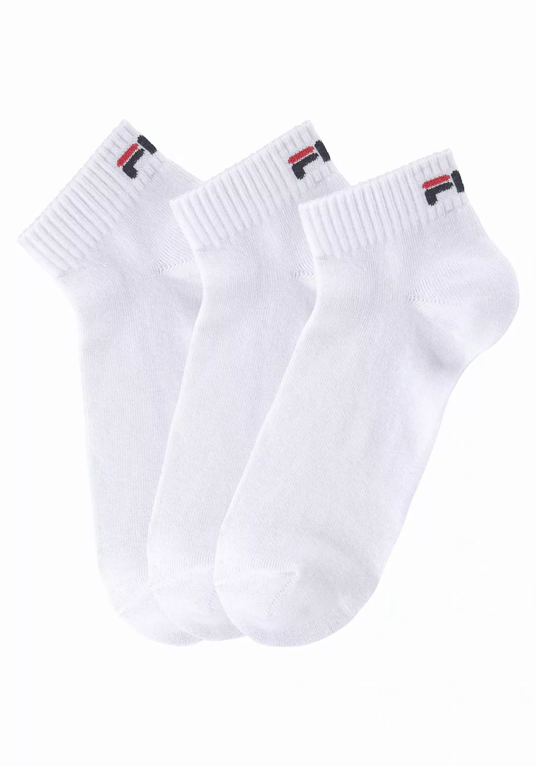 Fila Kurzsocken, (3er Pack), mit Logostickerei günstig online kaufen