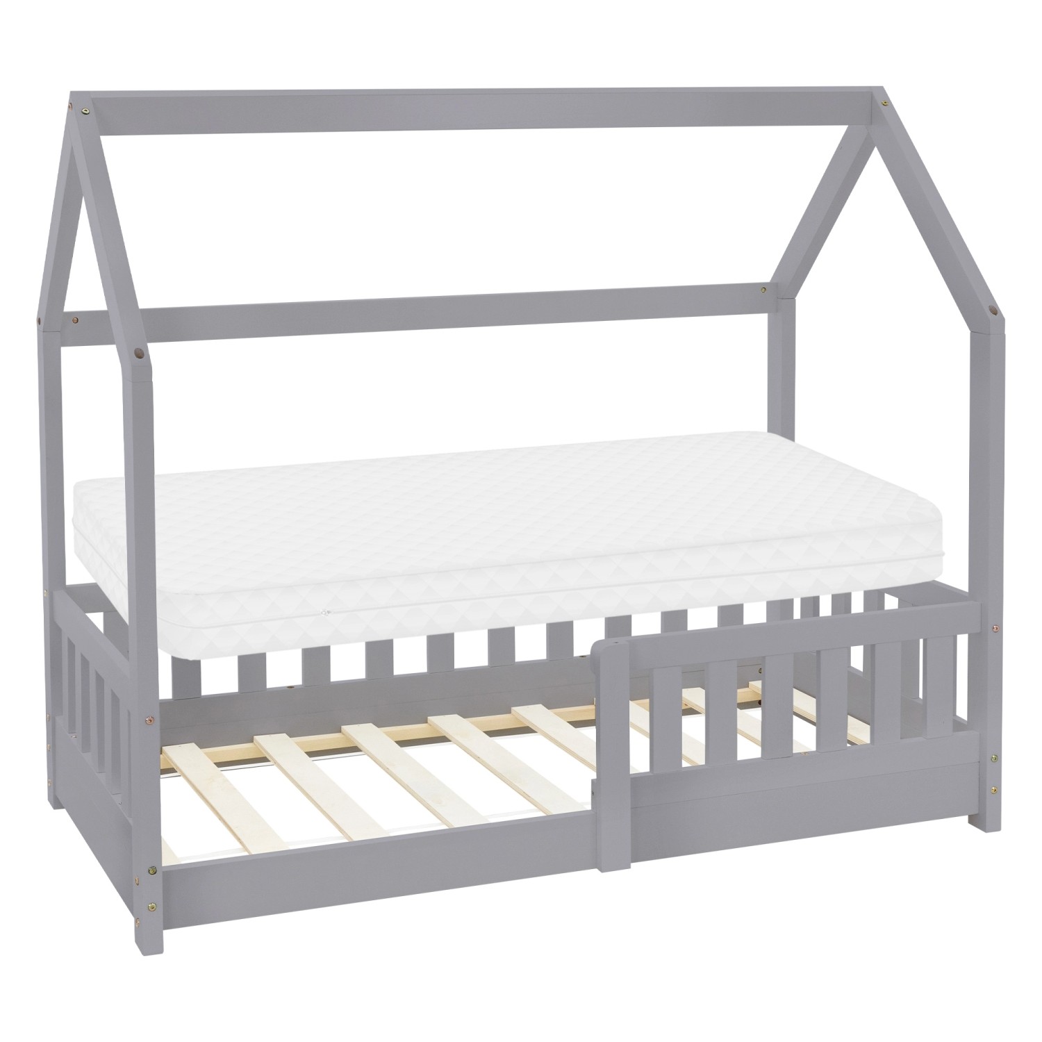ML-DESIGN Spielbett Hausbett Kinderbett inkl. Lattenrost günstig online kaufen