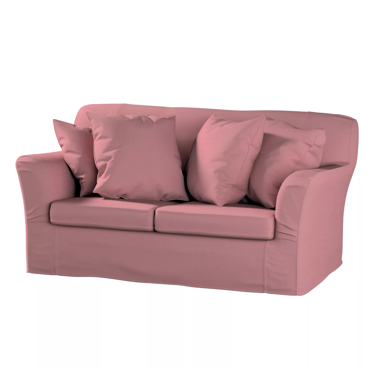 Bezug für Tomelilla 2-Sitzer Sofa nicht ausklappbar, altrosa, Sofahusse, To günstig online kaufen