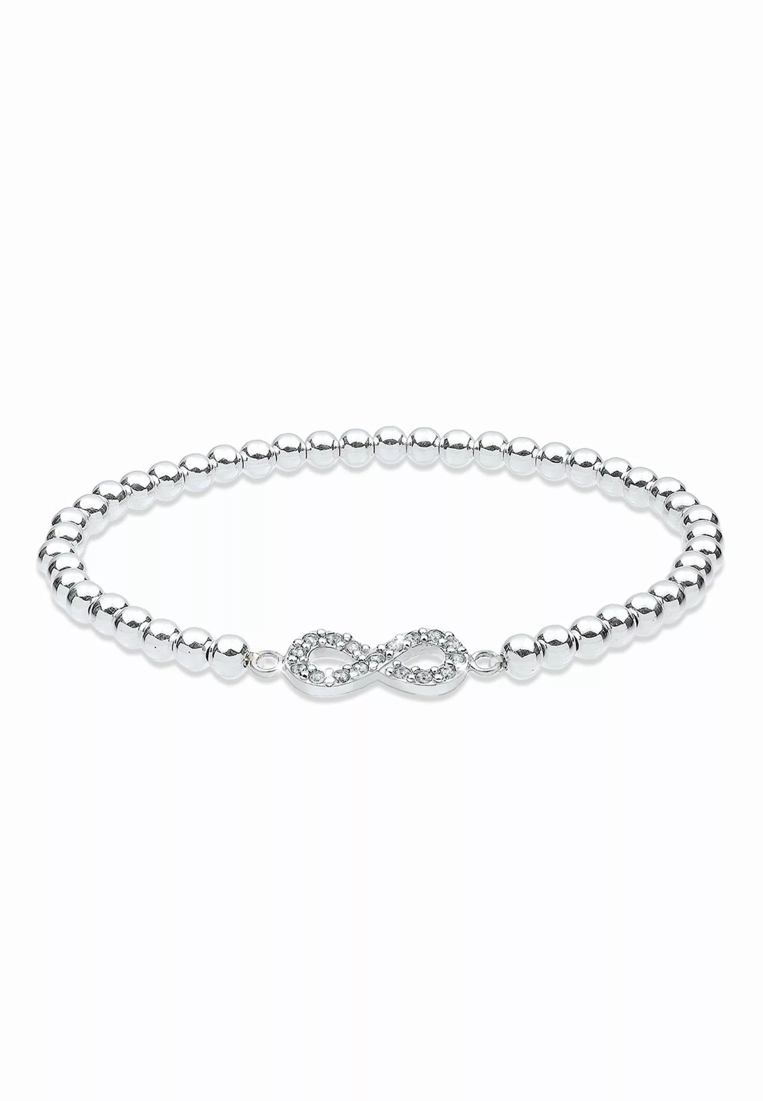 Elli Armband Infinity Glas Kristalle Weiß günstig online kaufen