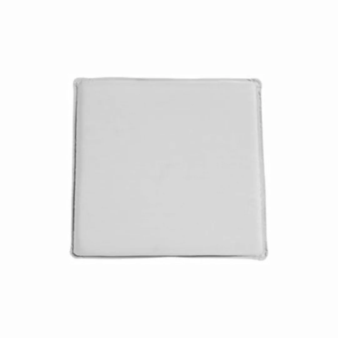 Sitzkissen  textil grau weiß / Für Hee stapelbarer Stuhl - Hay - Grau günstig online kaufen
